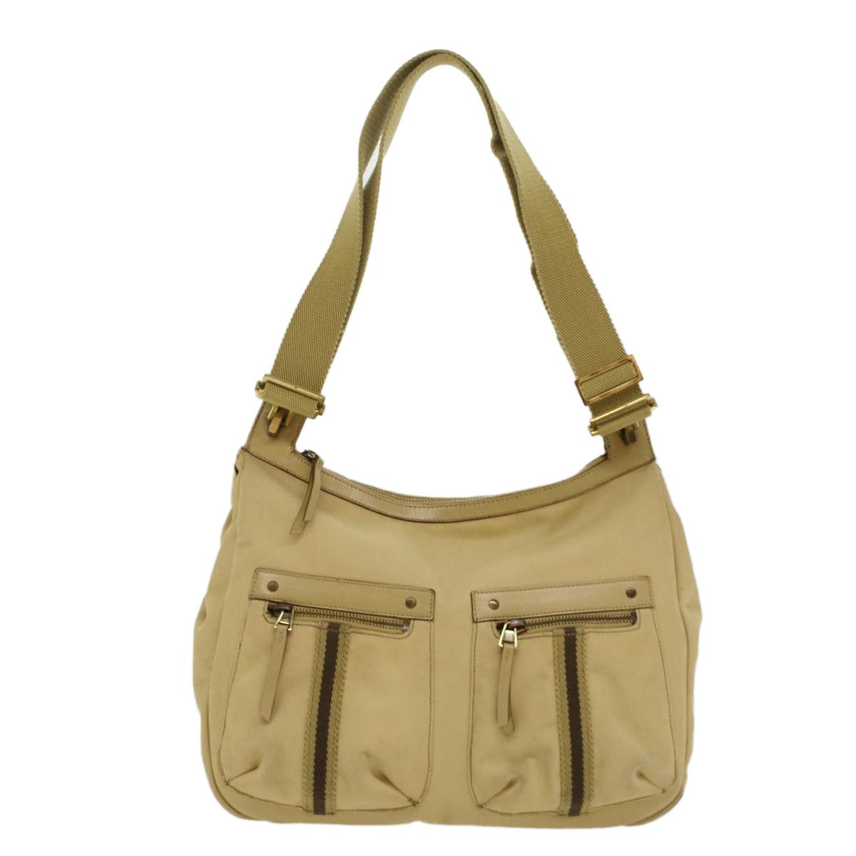image of Gucci Shima Line Shoulder in Beige, Women's