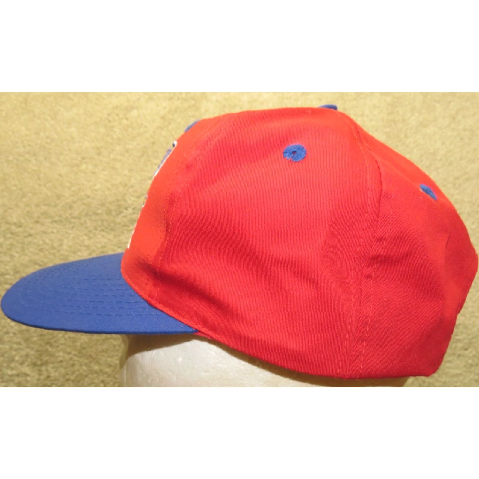 NASCAR Vtg HaT Brickyard 400 1996 Red Blue Nascar Racing Logo Trucker Adjustable Hat Size ONE SIZE - 5 Thumbnail
