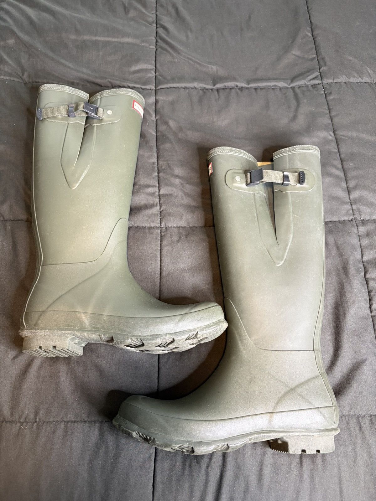 Hunter Hunter Original Tall Waterproof Rain Boot “Green” Size US 10 / IT 40 - 1 Thumbnail