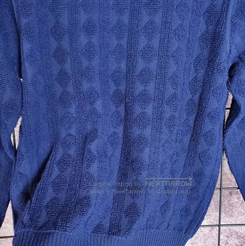 Dior Dior Navy Wool Blend Embroidered Sweater . Size M / US 6-8 / IT 42-44 - 8 Thumbnail