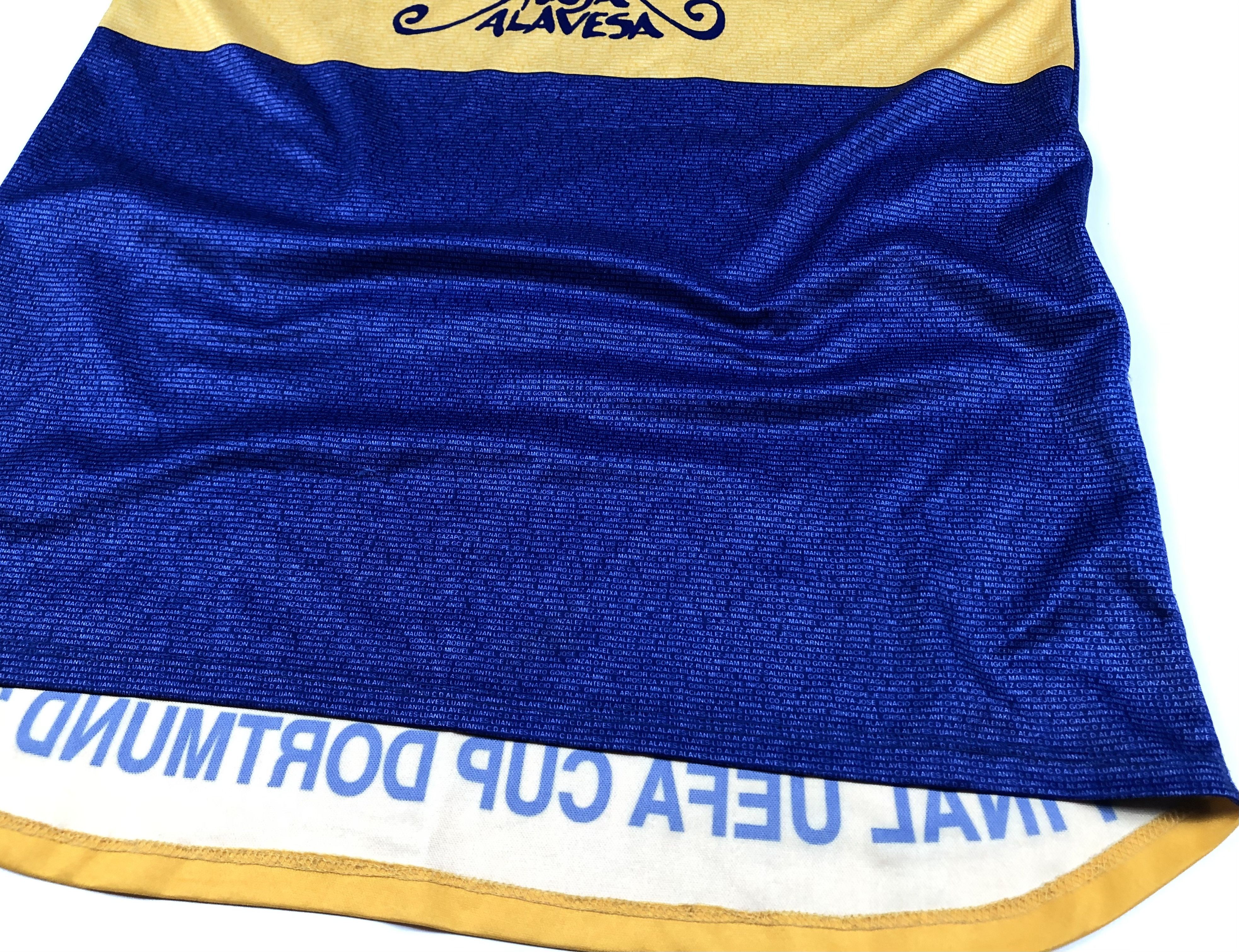 Other Luanvi Deportivo Alaves UEFA Cup Final 2001 Soccer Jersey Size US XL / EU 56 / 4 - 7 Thumbnail