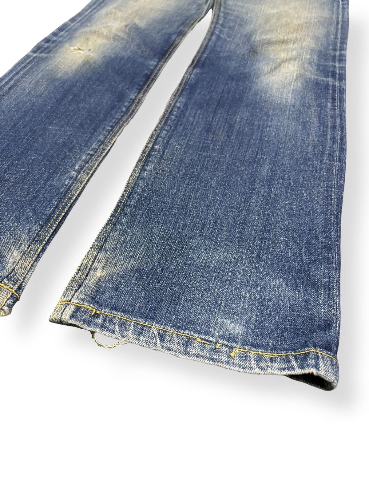 Global Work Japanese Brand Global Work Mud Wash Distressed Grunge Jeans Size US 33 - 8 Thumbnail