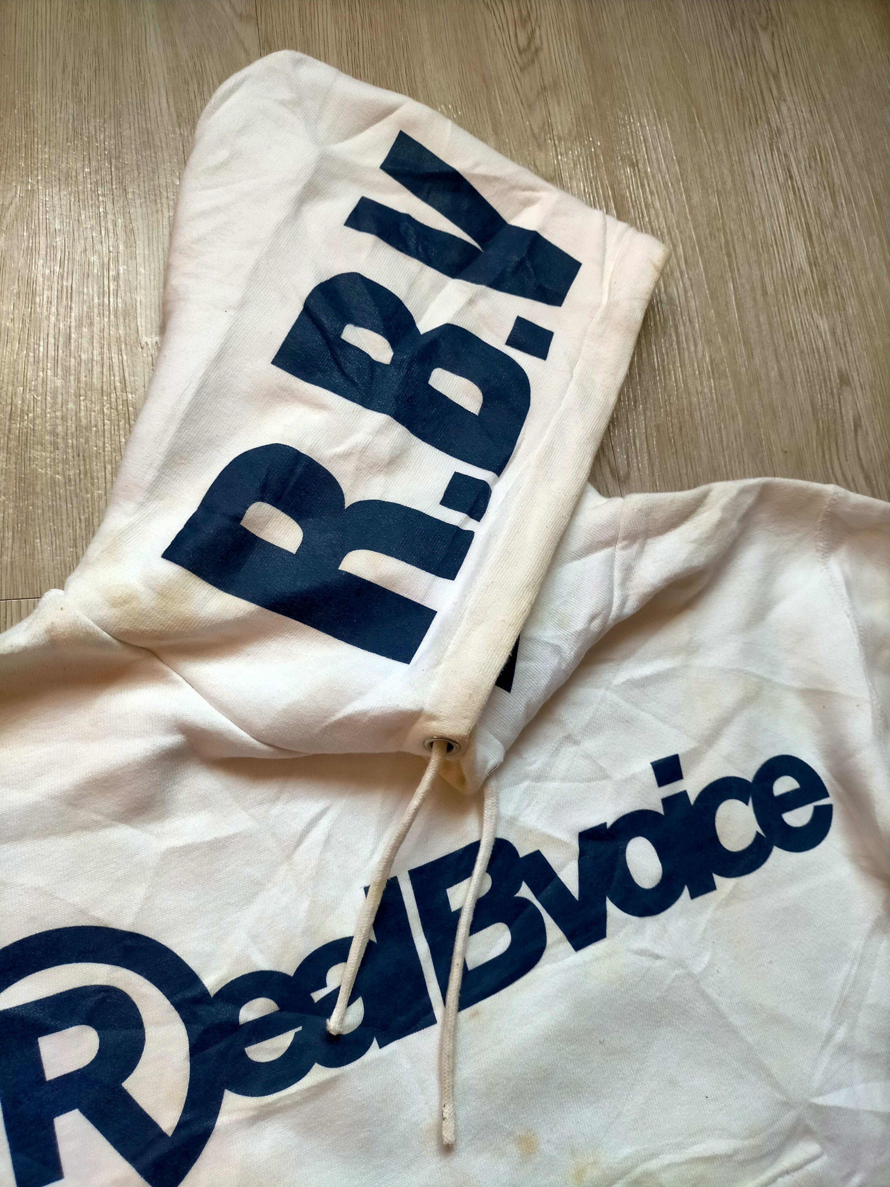 Japanese Brand Real Bvoice Sweatshirt Hoodie White Size S Size US S / EU 44-46 / 1 - 6 Thumbnail