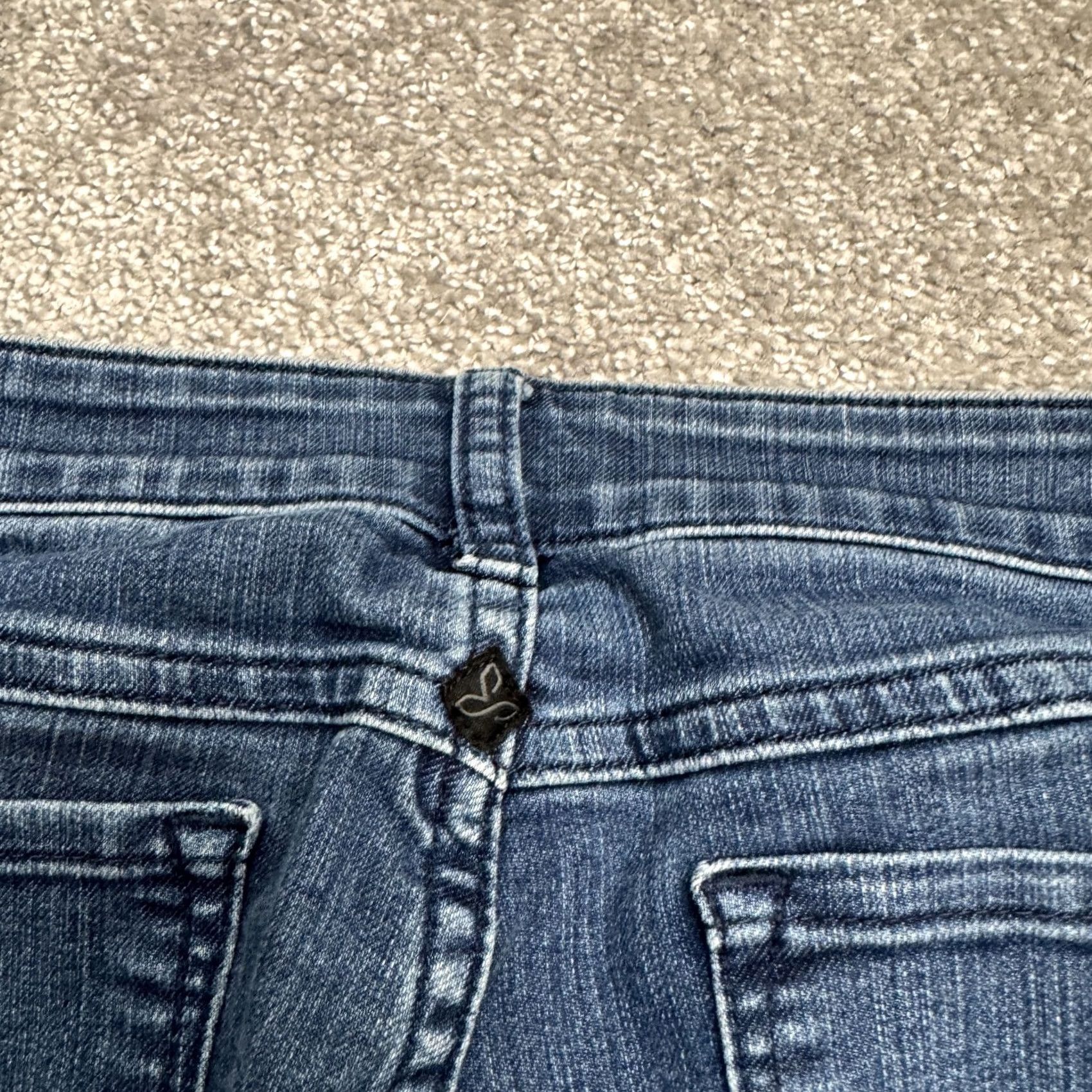 Prana Prana Kayla Mid Rise Skinny Jeans Womens 4/27 Blue Denim Stretch Casual Size 27" / US 4 / IT 40 - 3 Thumbnail