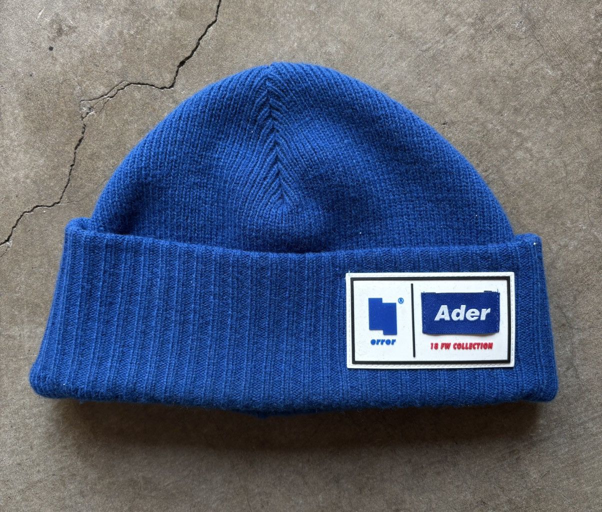 Ader Error Ader Error Basic Knit Beanie 2018 FW in blue Size ONE SIZE - 1 Thumbnail