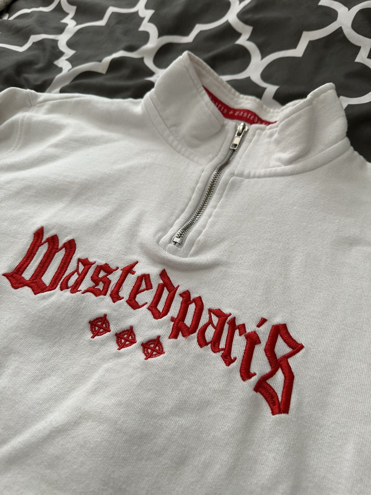 Wasted Paris Wasted Paris Crew Funnels Blanc Bridge Size US L / EU 52-54 / 3 - 3 Thumbnail