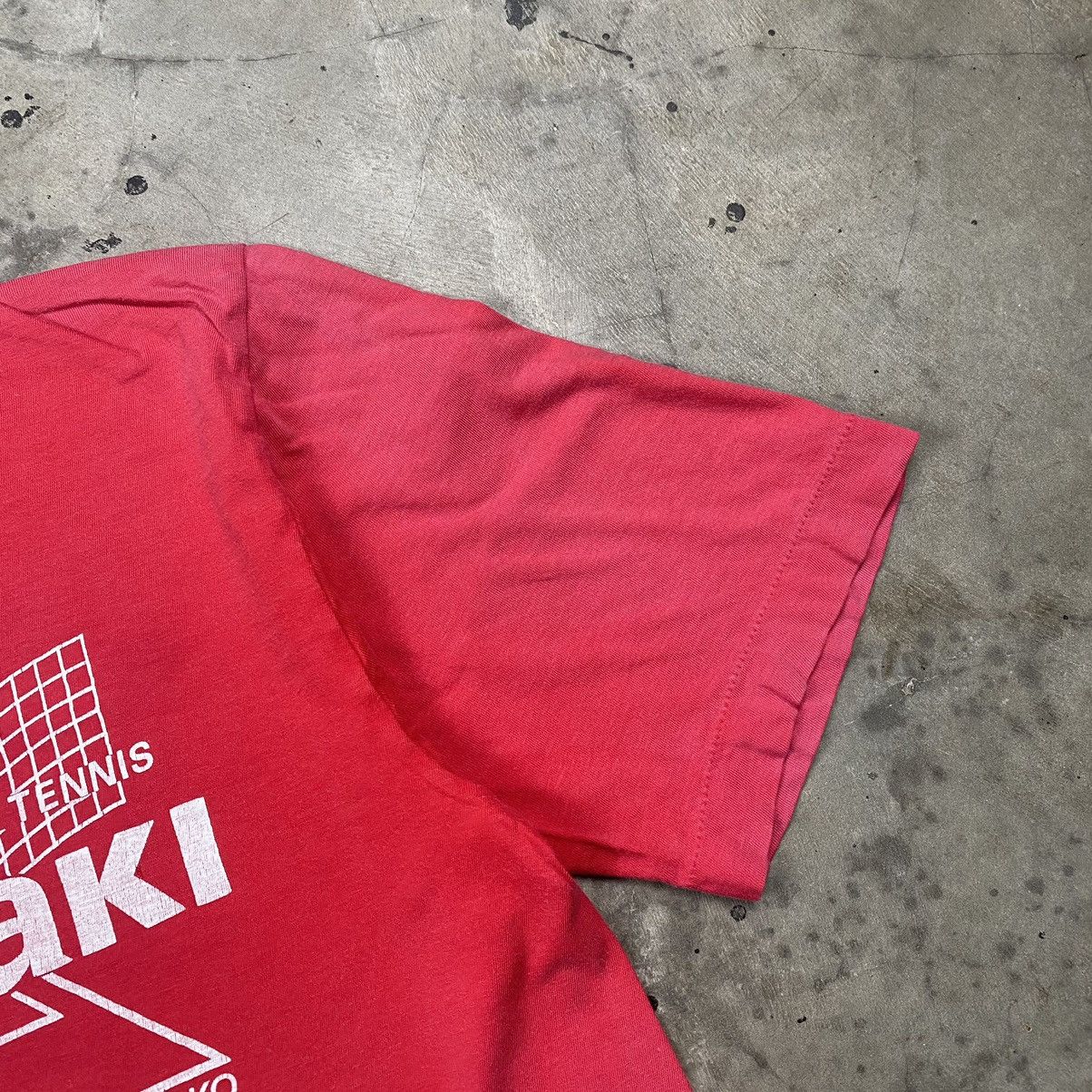 Japanese Brand × Vintage Grail 1983 Kawasaki Soft Tennis Shirako Tee Size US S / EU 44-46 / 1 - 3 Thumbnail