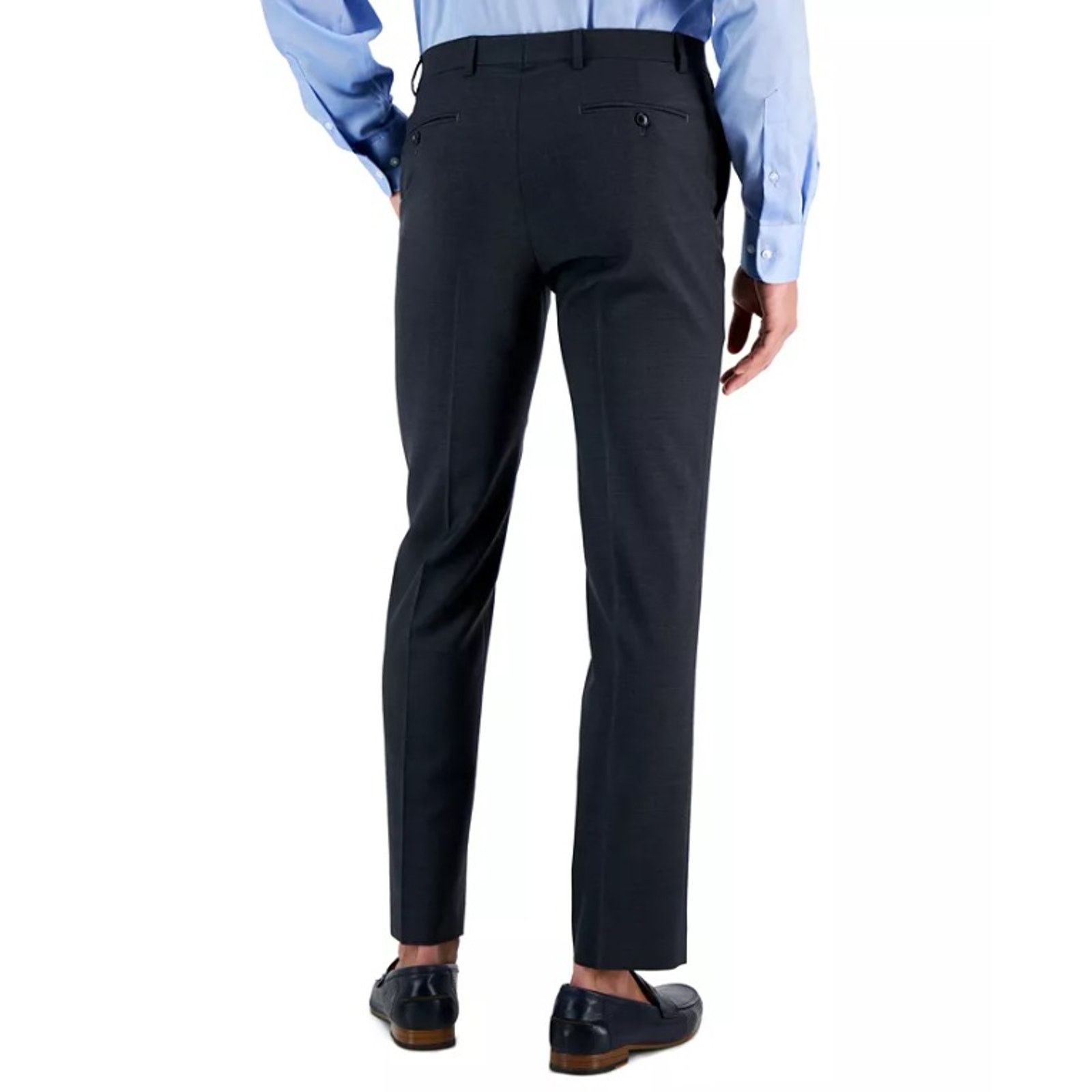 Tommy Hilfiger Tommy Hilfiger Men's Charcoal Wool Suit Pants Size 33x30 Size US 33 - 2 Thumbnail