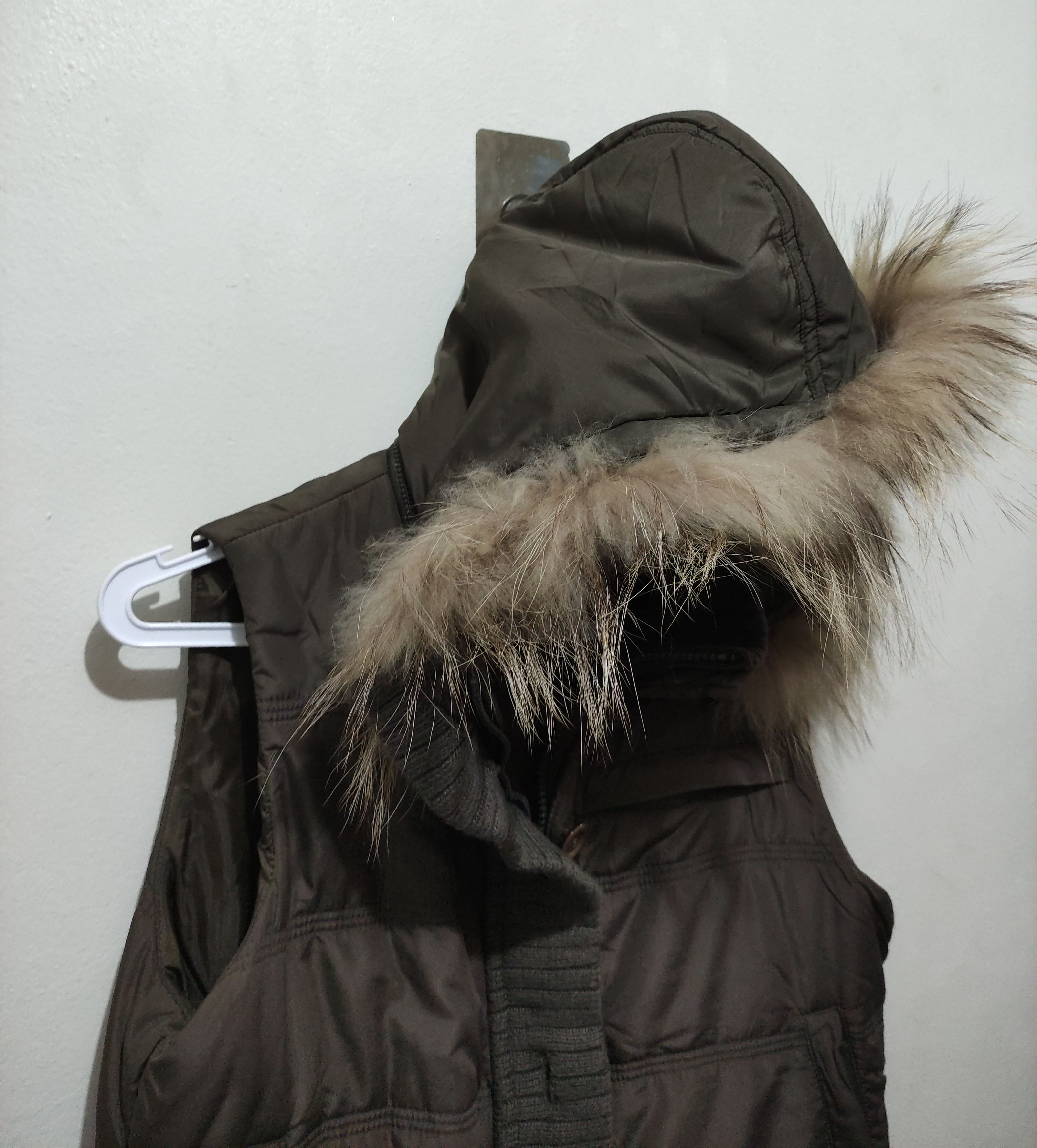 Japanese Brand 2000s Japanese archive Saburoku fur zip Vest Down jacket Size US M / EU 48-50 / 2 - 4 Thumbnail