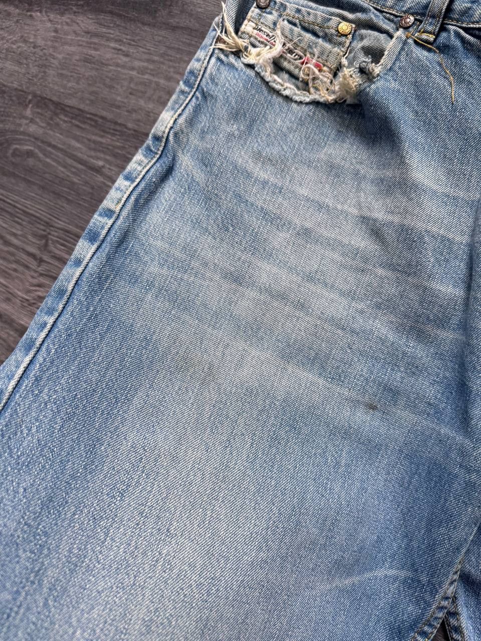 Diesel Vintage 2000's Diesel Distressed Jeans Dragon Embroidery Size US 32 / EU 48 - 8 Thumbnail