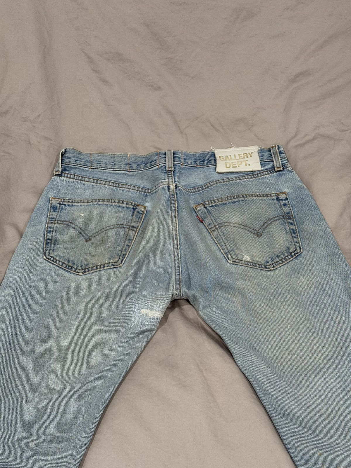 Gallery Dept. GALLERY DEPT. La Flare Deconstructed Levi's Jeans Size US 31 - 6 Thumbnail