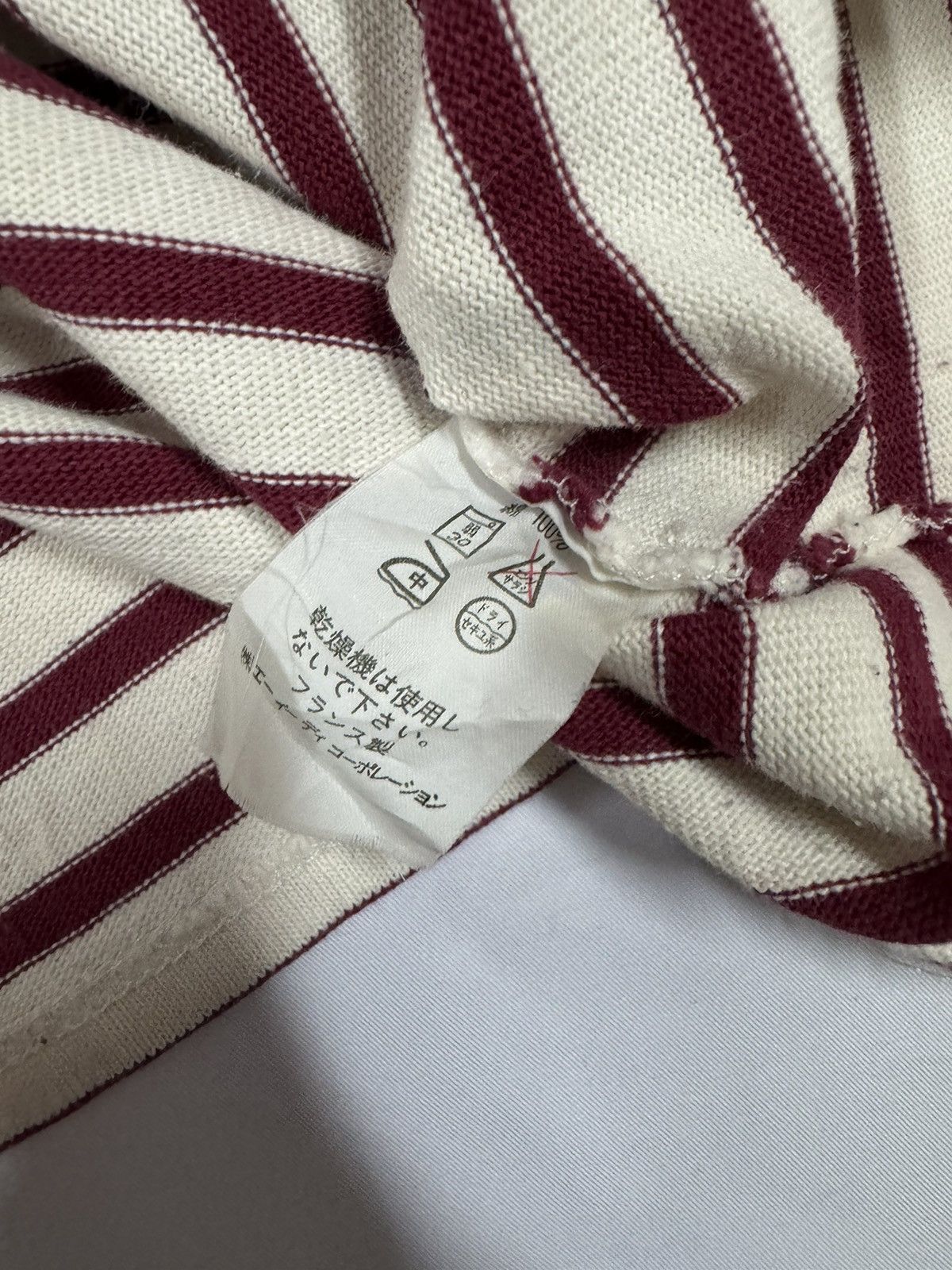Vintage Vtg🔥Saint James Boat Neck Heavy Cotton Made In France Size US XXS / EU 40 - 15 Thumbnail