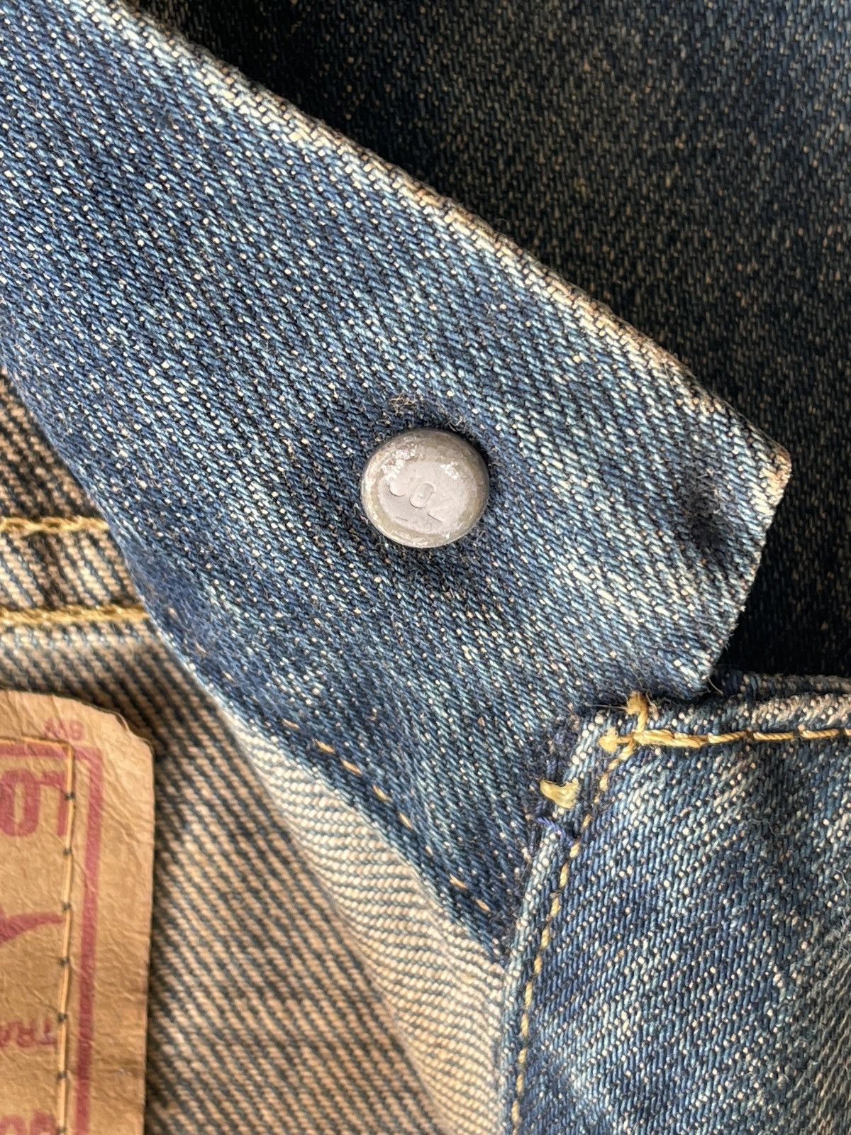 Levi's Vintage Clothing Vintage Levis Big E Lot 71557 Denim Trucker Jacket Size US S / EU 44-46 / 1 - 14 Thumbnail