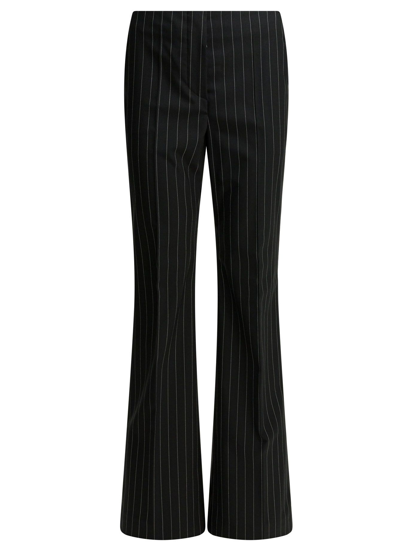 Max Mara Pinstripe Pants In Virgin Wool Size 28" / US 6 / IT 42 - 1 Thumbnail