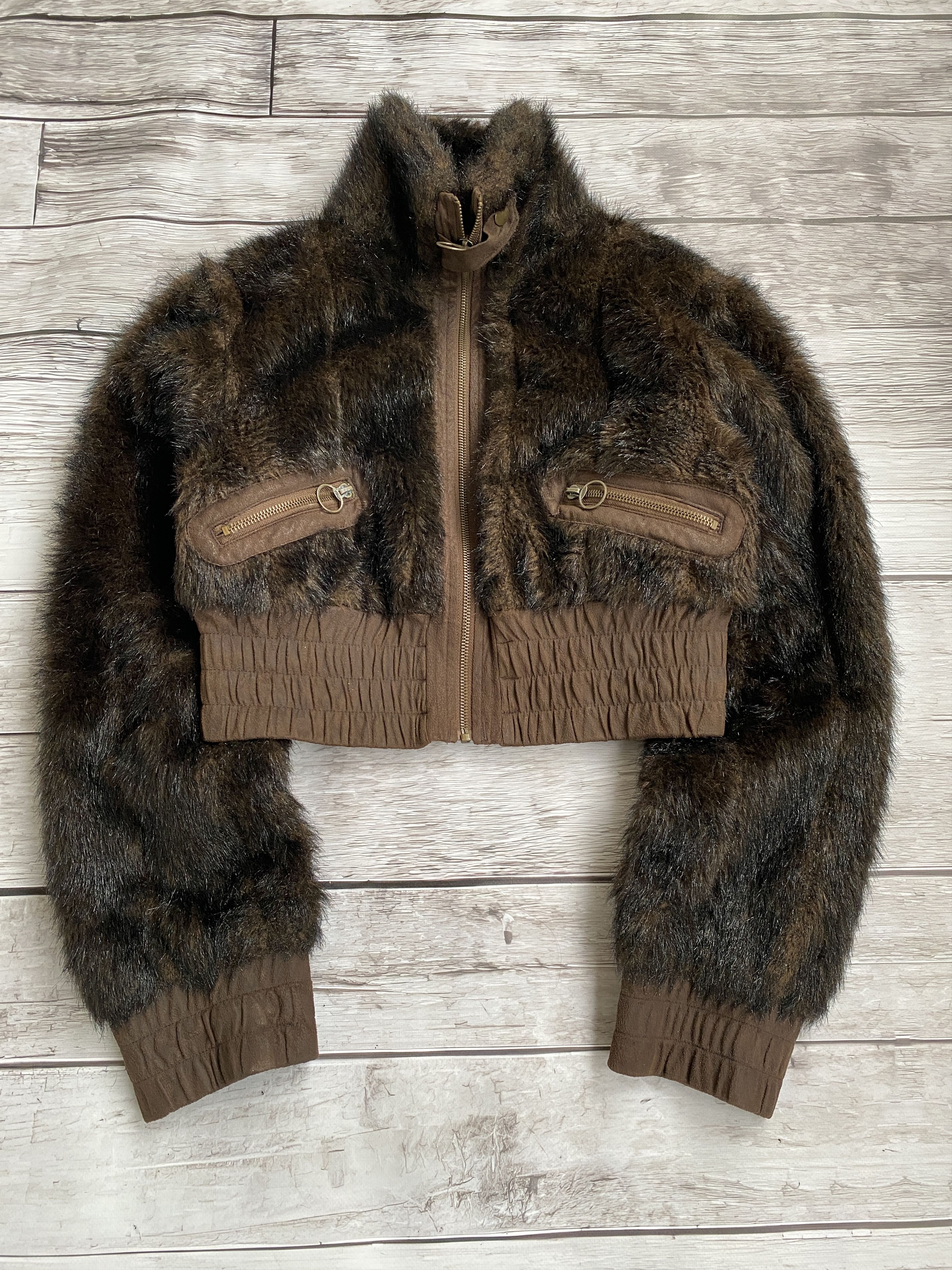 image of Archival Clothing x Junya Watanabe Vintage Yohji Yamamoto Style Fur Jacket (Size Medium)
