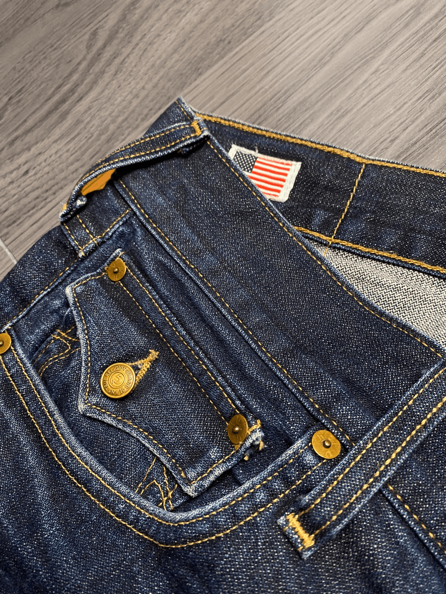 True Religion Vintage Y2K True Religion Flap Pocket Jeans Size US 34 / EU 50 - 4 Thumbnail