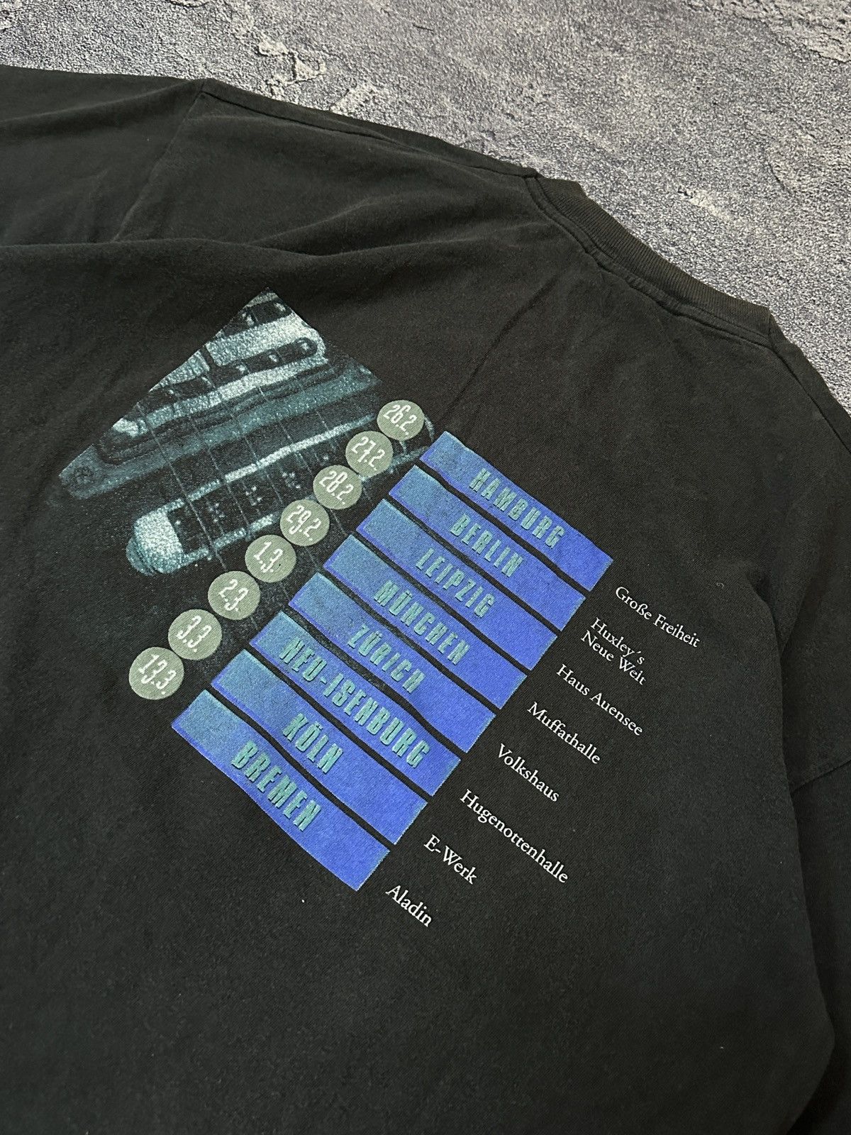 Band Tees 1996 Peter Maffay Faded Tour Single Stitch T-Shirt Size US L / EU 52-54 / 3 - 4 Thumbnail
