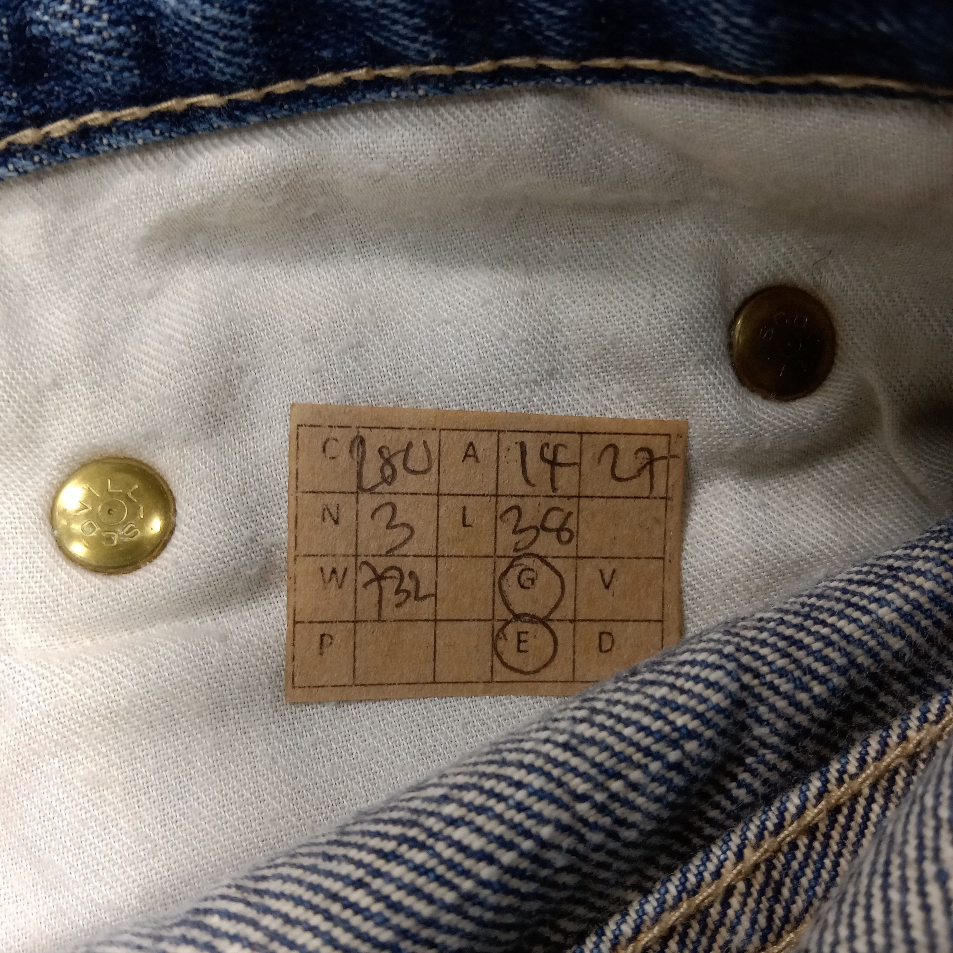 Evisu Evisu Japanese Selvedge Custom Daicock Denim Jeans C280N3 Size US 29 - 15 Thumbnail