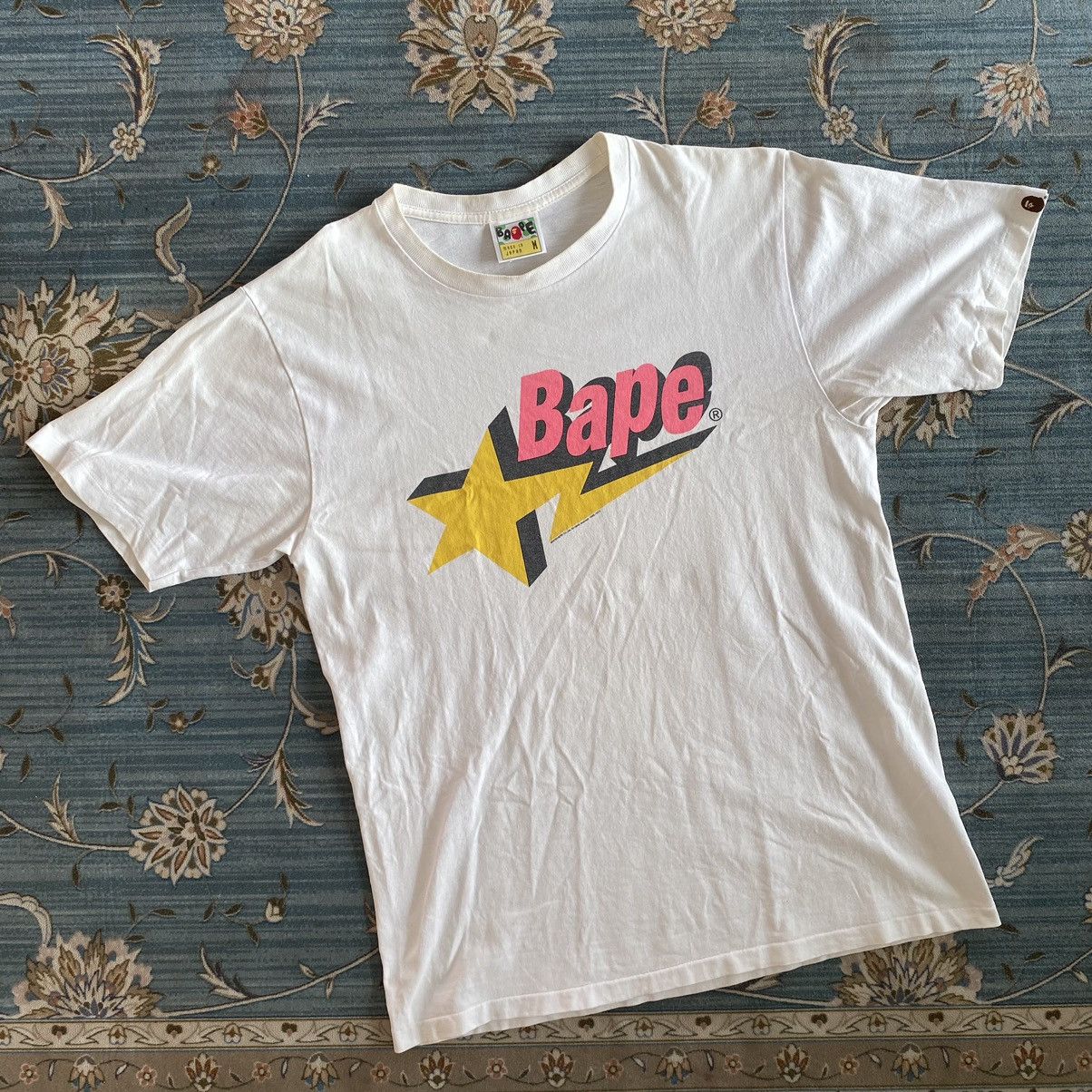 image of Bapesta Tee (2011) in White, Men's (Size Medium)