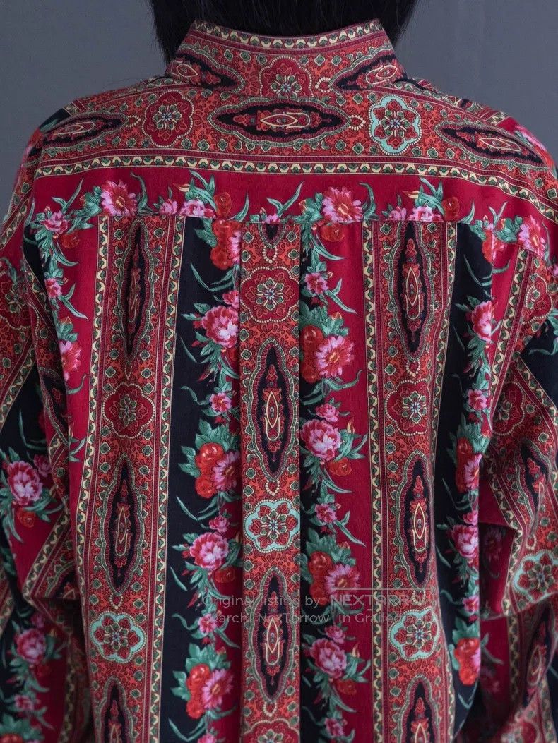 Kenzo Kenzo Men's floral ethnic style shirt Size US M / EU 48-50 / 2 - 3 Thumbnail