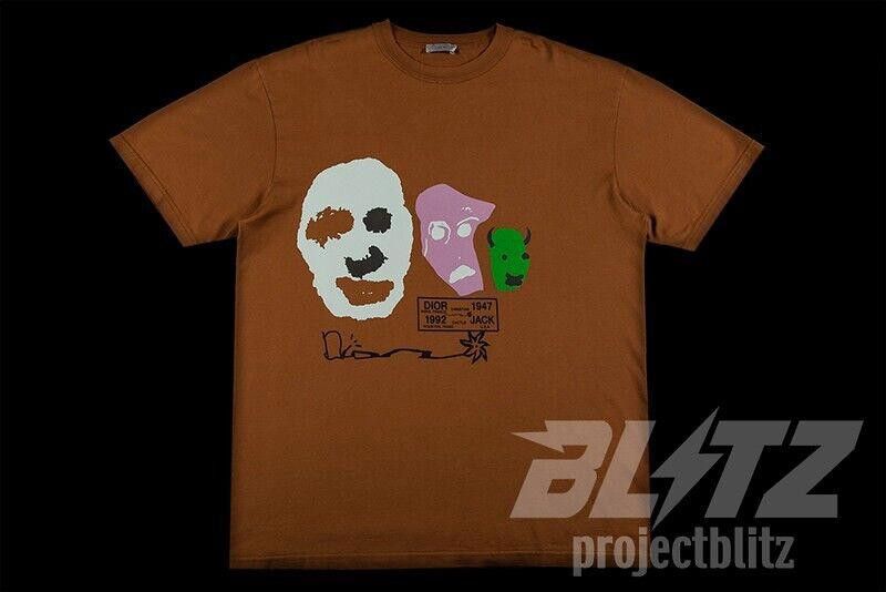 Dior CHRISTIAN DIOR X CACTUS JACK OVERSIZED T-SHIRT XL BROWN Size US XL / EU 56 / 4 - 2 Thumbnail