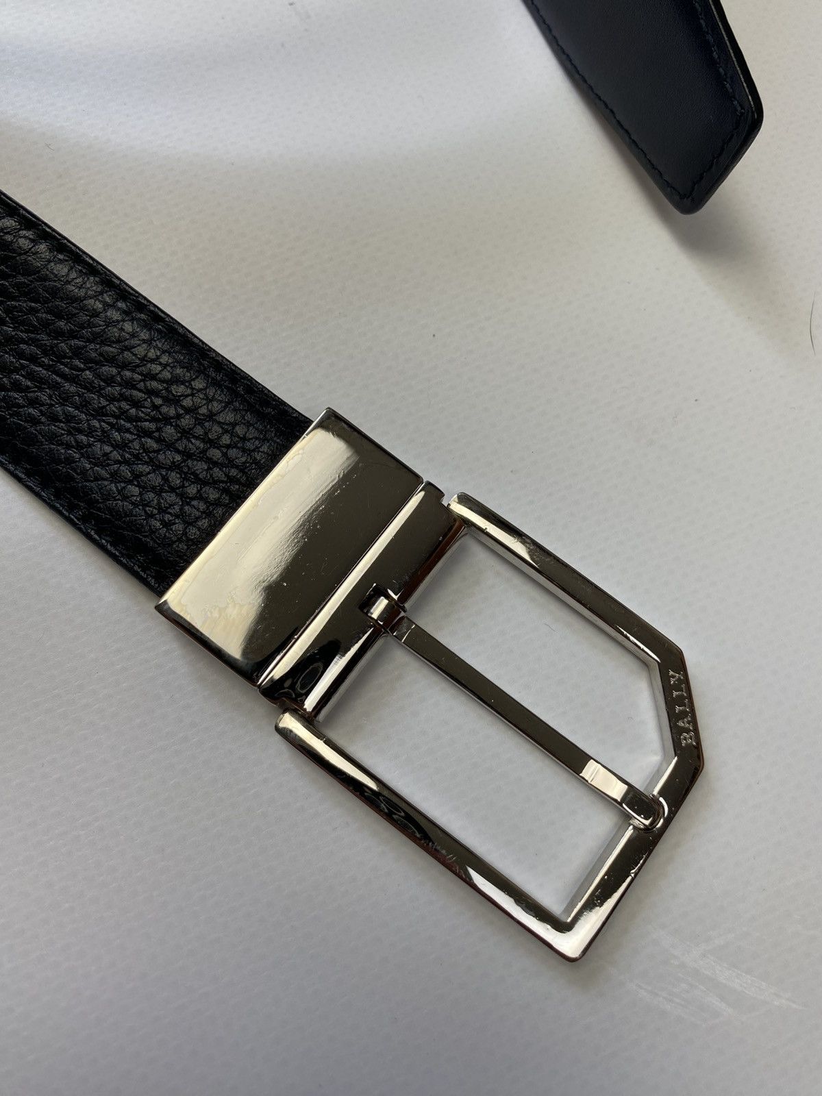 Bally Bally Leather Belt Men’s Black/Gold Luxury Style Size ONE SIZE - 2 Thumbnail