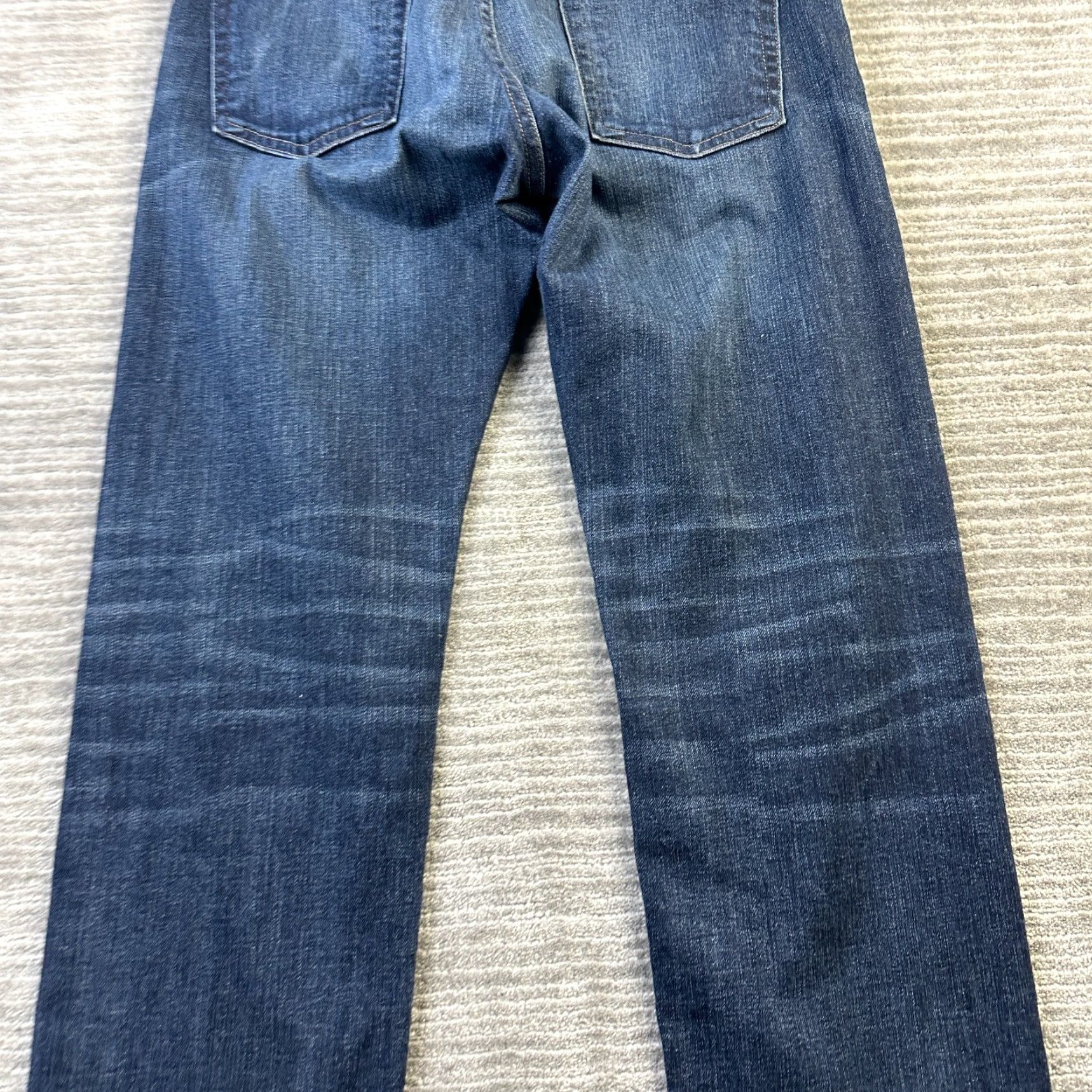 Bonobos VINTAGE Bonobos Jeans Mens 31x30 Blue Denim Selvedge Straight Size US 31 - 7 Thumbnail