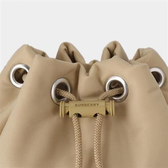 Burberry o1w1db10226 Size: OS / Nylon Bucket Bag In Beige Size ONE SIZE - 4 Thumbnail