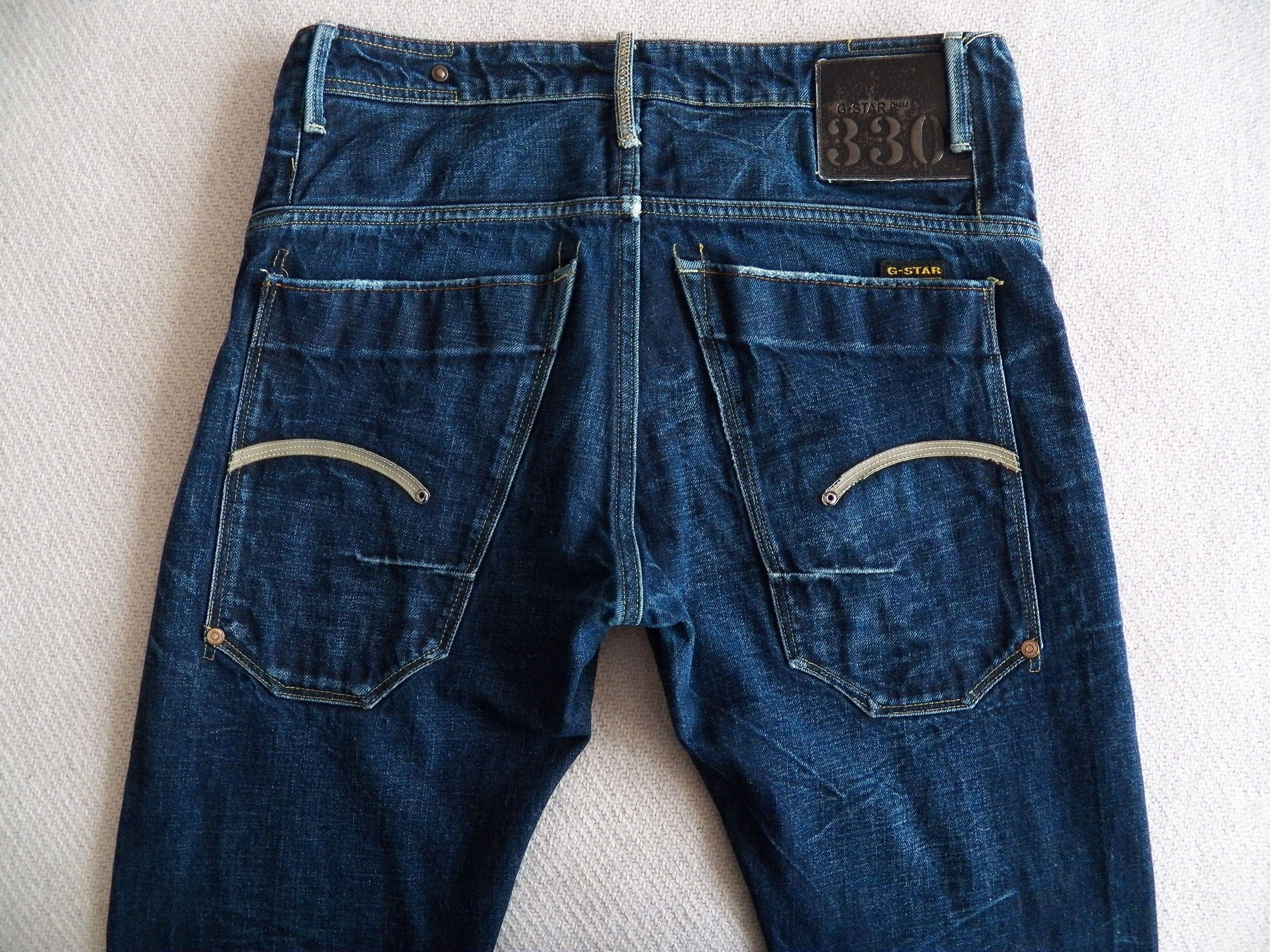 G-Star G-Star Structor Slim JEANS W34 L34 L32 Dark Blue Aged Denim Size US 34 / EU 50 - 6 Thumbnail