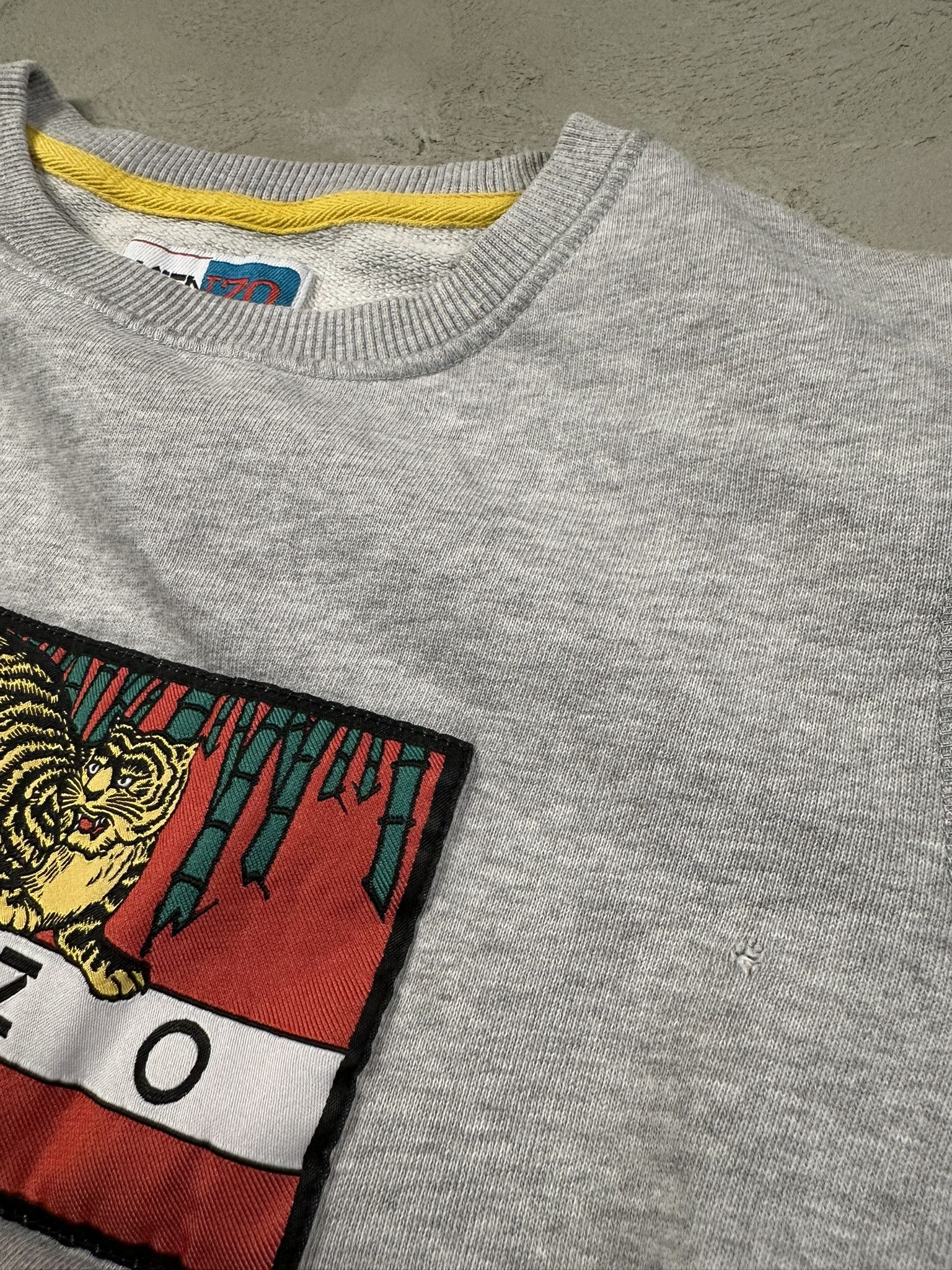 Designer × Kenzo × Vintage Vintage Kenzo Tiger Logo Spellout Boxy Crewneck Size XS / US 0-2 / IT 36-38 - 9 Thumbnail