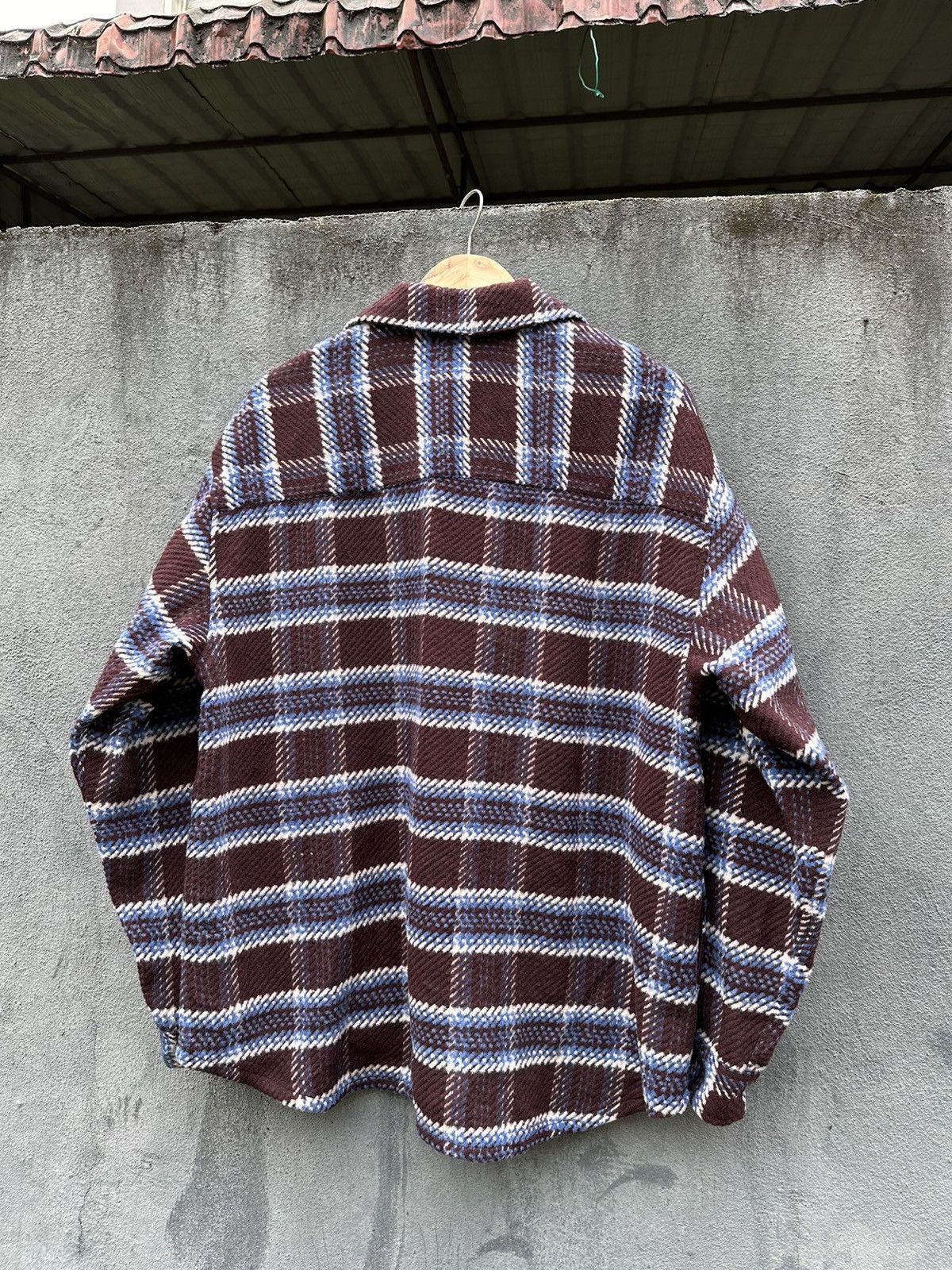Japanese Brand 👹Wego Japan Wool Flannel Jacket Size US L / EU 52-54 / 3 - 8 Thumbnail