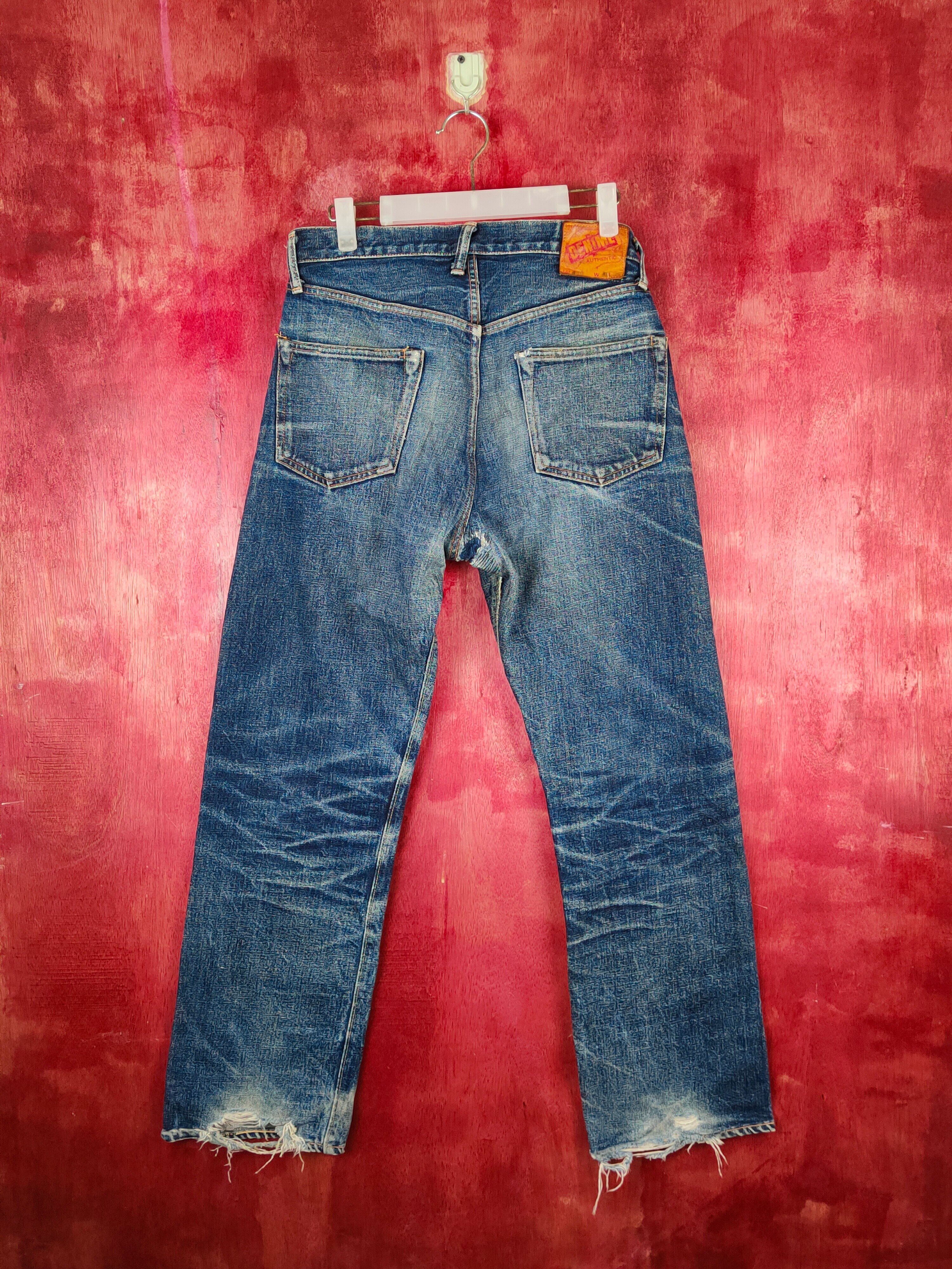 Vintage Denime Japan Vintage Distressed Ripped Jeans #S1705 Size US 31 - 8 Thumbnail