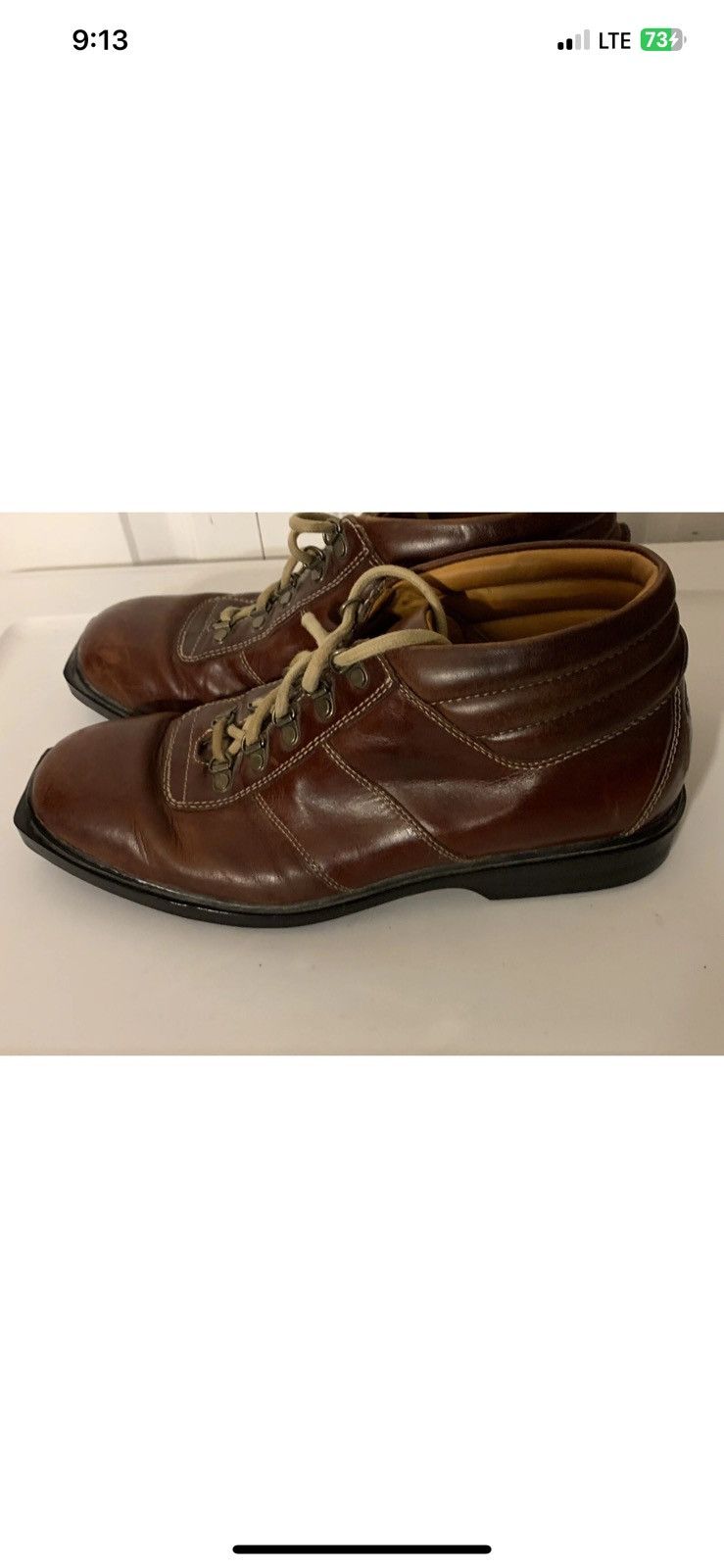 Cole Haan Cole haan mens sz 9M hiking boots shoes leather Size US 9 / EU 42 - 7 Thumbnail