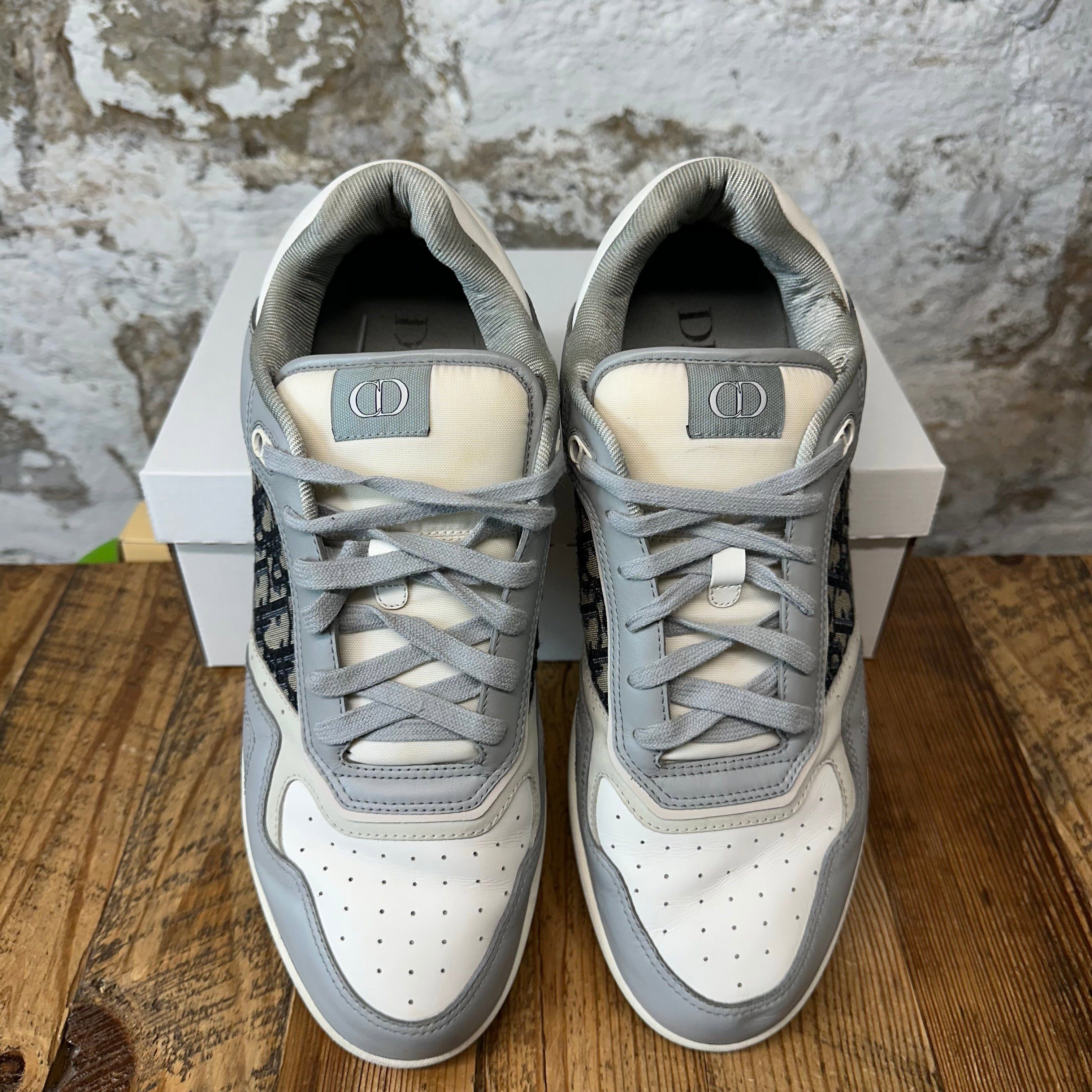Dior Dior B27 Oblique Grey White Sneaker Sz 16 (49) Size US 15 / EU 48 - 4 Thumbnail