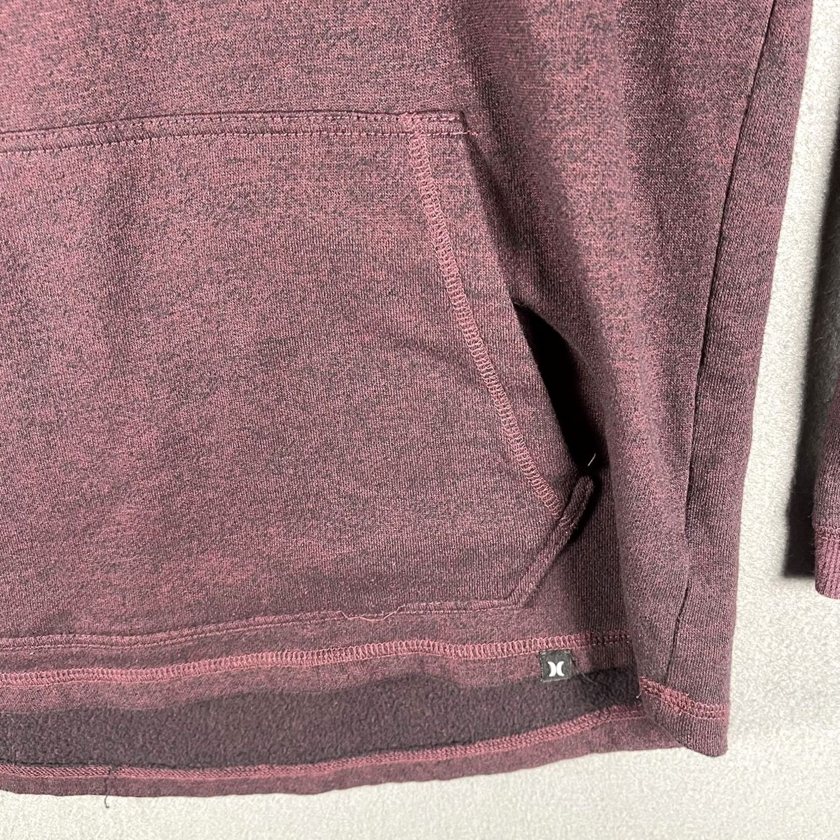 Hurley Hurley Lightweight Hoodie Mens Size M Blue Heathered Pullover Long Sleeve Logo Hooded All Seasons Size US M / EU 48-50 / 2 - 3 Thumbnail