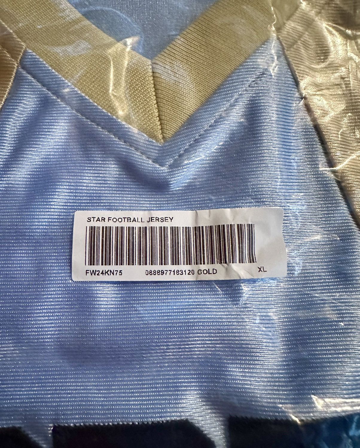 Supreme Supreme Star Football Jersey Gold Size XL Ready To Ship! Size US XL / EU 56 / 4 - 3 Thumbnail
