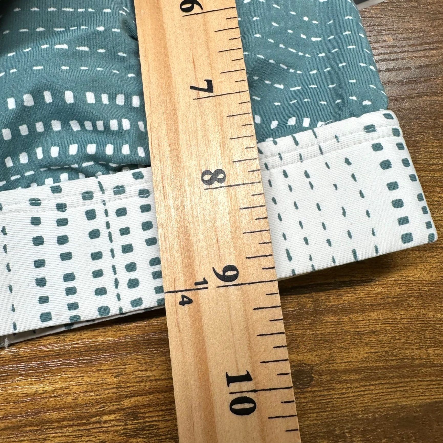 Dolce Vita Dolce Vita Womens Teal White Geometric Dot Triangle Bikini Top Swimwear Top S Blue Geometric 2 Piece Womens Size S / US 4 / IT 40 - 7 Thumbnail