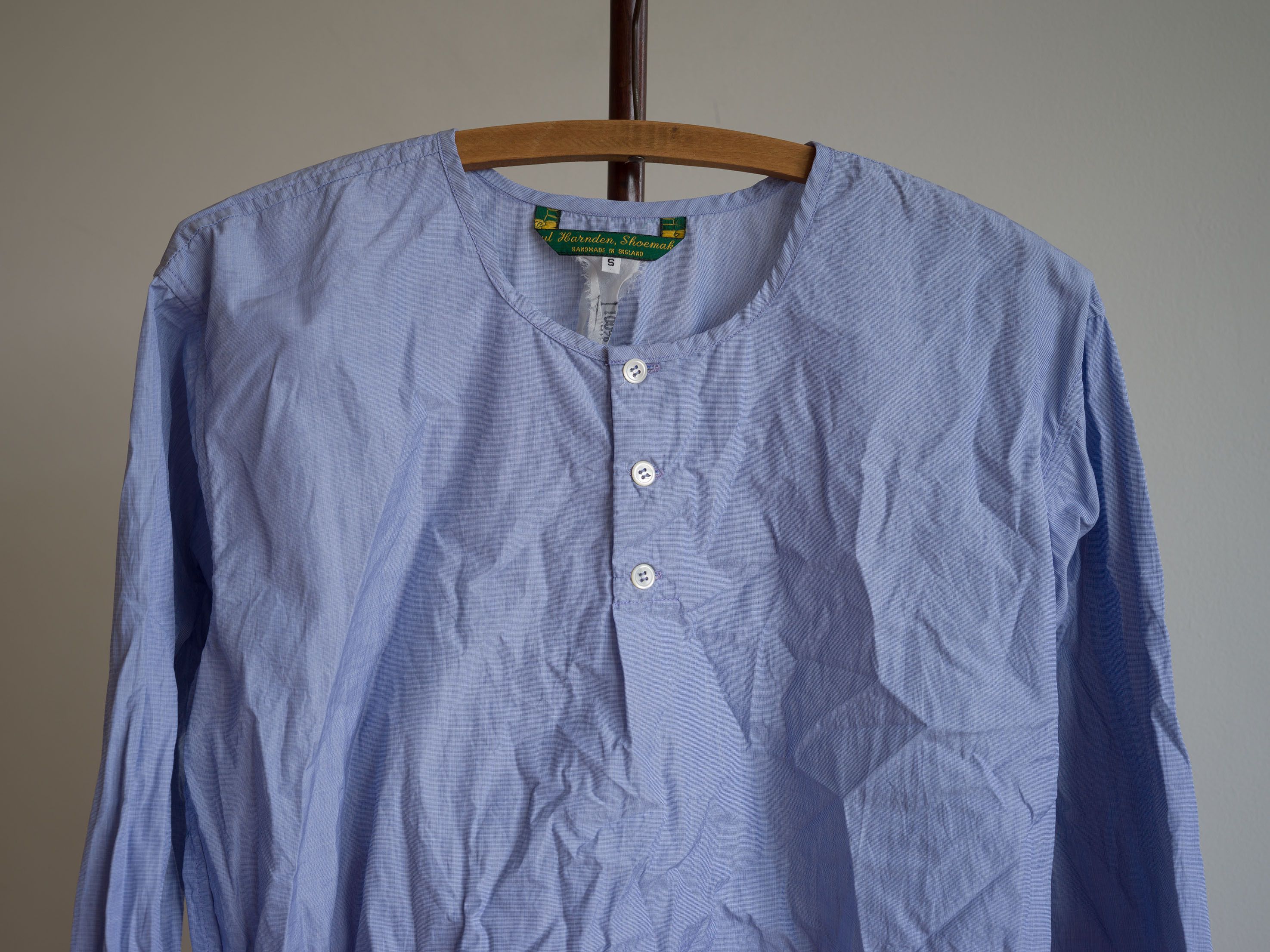 Paul Harnden Shoemakers MEN'S GRANDPA SHIRT COTTON Size US S / EU 44-46 / 1 - 6 Thumbnail