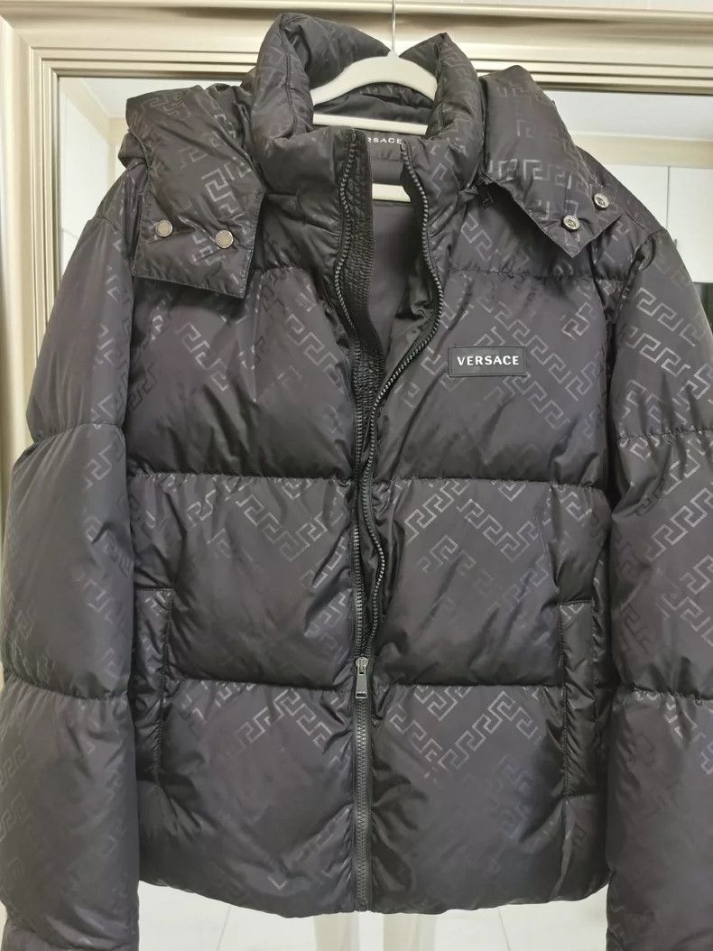 Versace Versace Thickened goose down hooded down jacket jacket jac Size US XXL / EU 58 / 5 - 1 Thumbnail