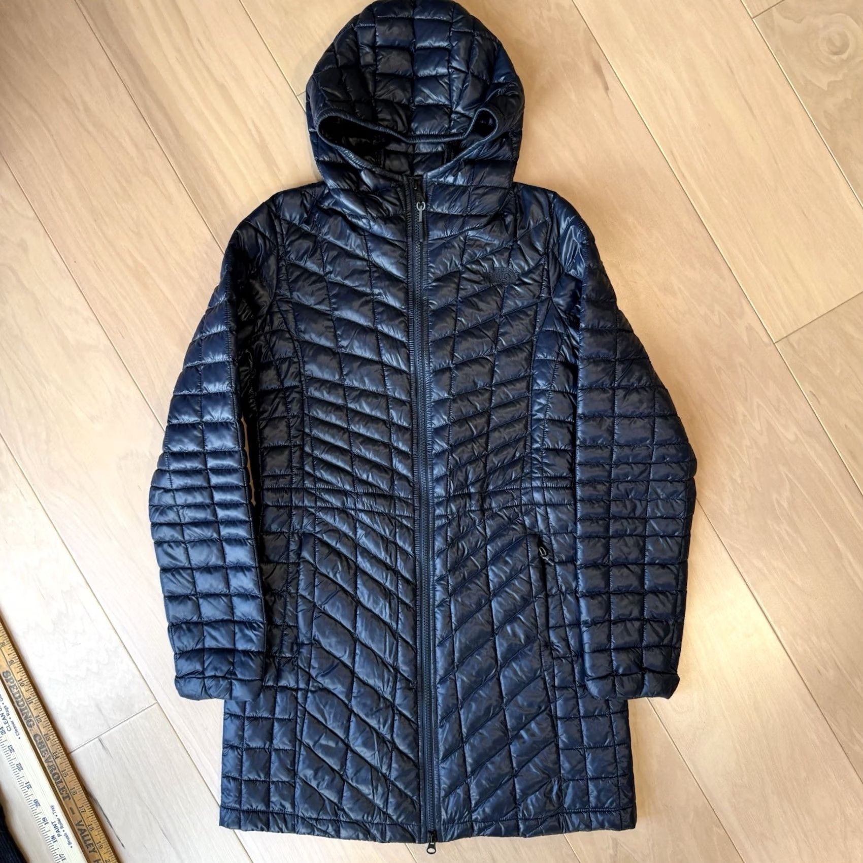The North Face The North Face Thermoball Parka Jacket S Navy Full Zip Insulated Puffer Outerwear Women Size S / US 4 / IT 40 - 2 Thumbnail