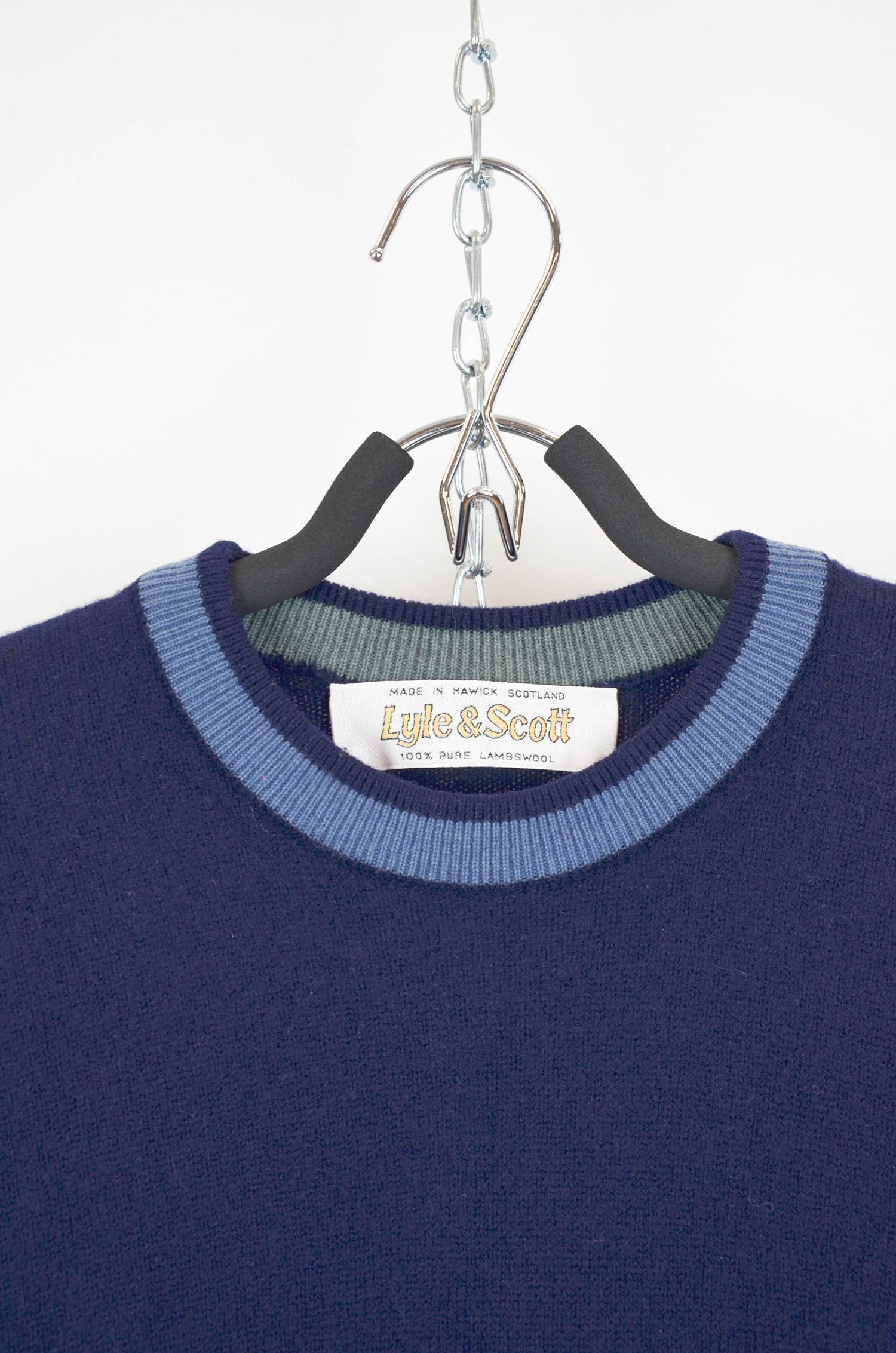Lyle & Scott × Vintage LYLE & SCOTT Club Wool Golf Embroidered Vintage Sweater - XL Size US XL / EU 56 / 4 - 6 Thumbnail