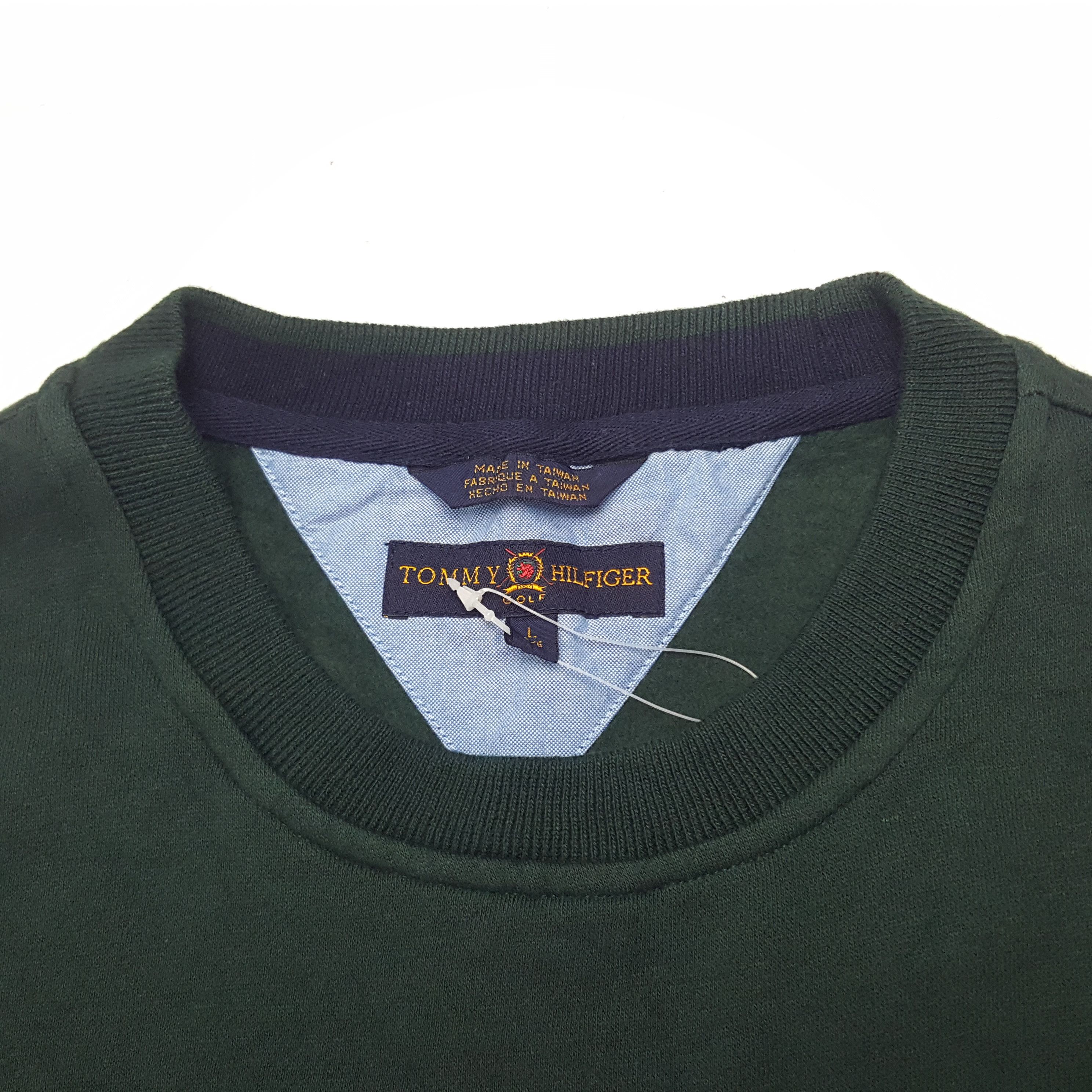 Tommy Hilfiger × Vintage Vintage Tommy Hifiger Embroidery Logo Sweatshirt Size US L / EU 52-54 / 3 - 5 Thumbnail