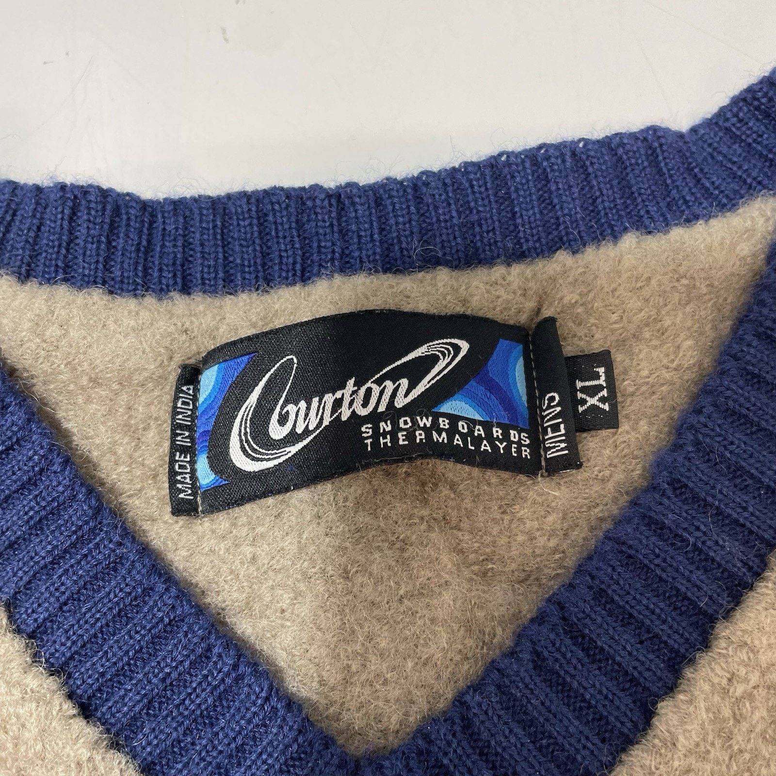 Burton VTG Burton Thermal Sweater Men’s Wool Blend Pullover XL Size US XL / EU 56 / 4 - 4 Thumbnail