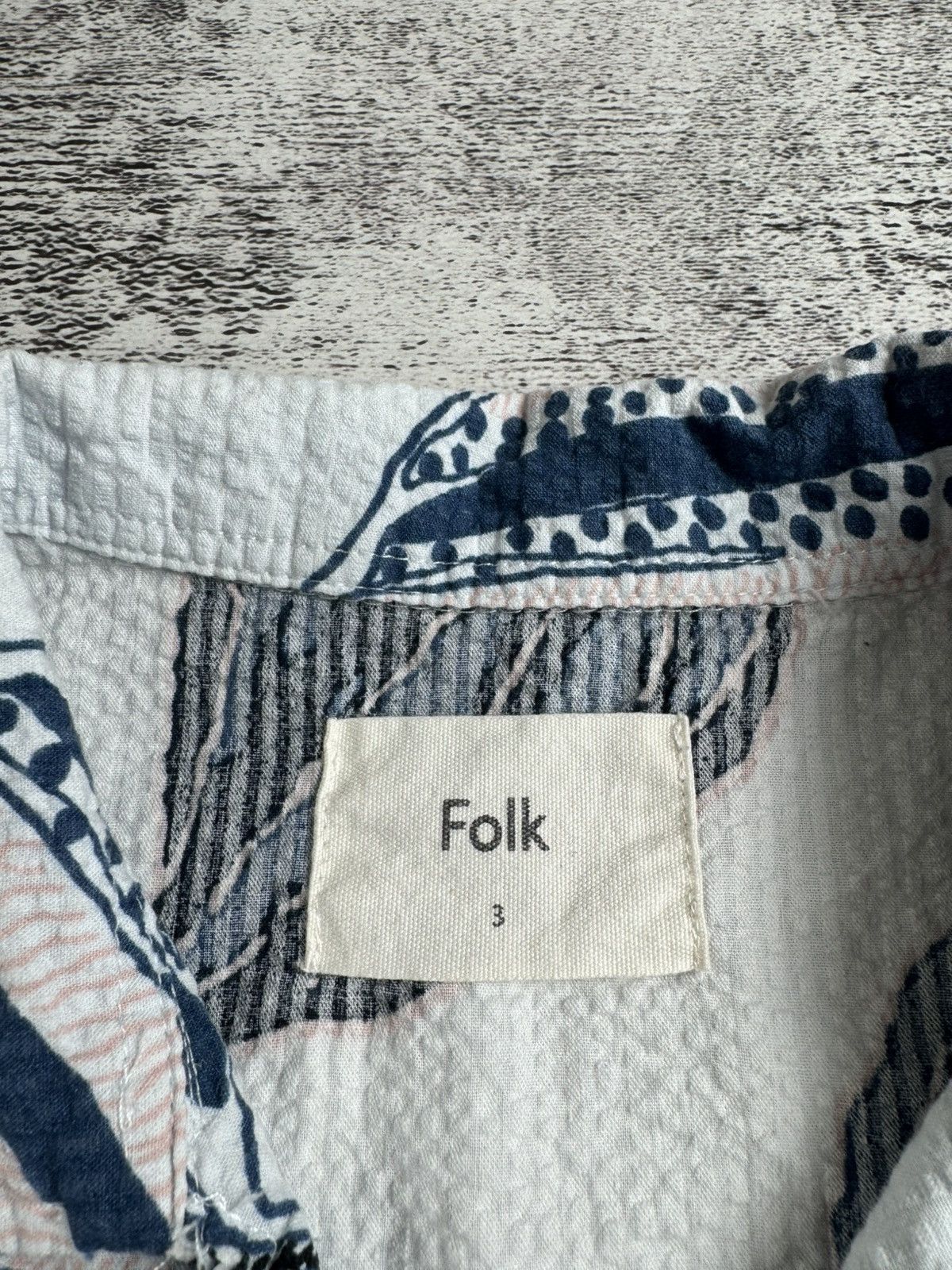 Folk FOLK Camp Collar Short Sleeve Size 3 Button up Shirt Jersey Size US L / EU 52-54 / 3 - 10 Thumbnail