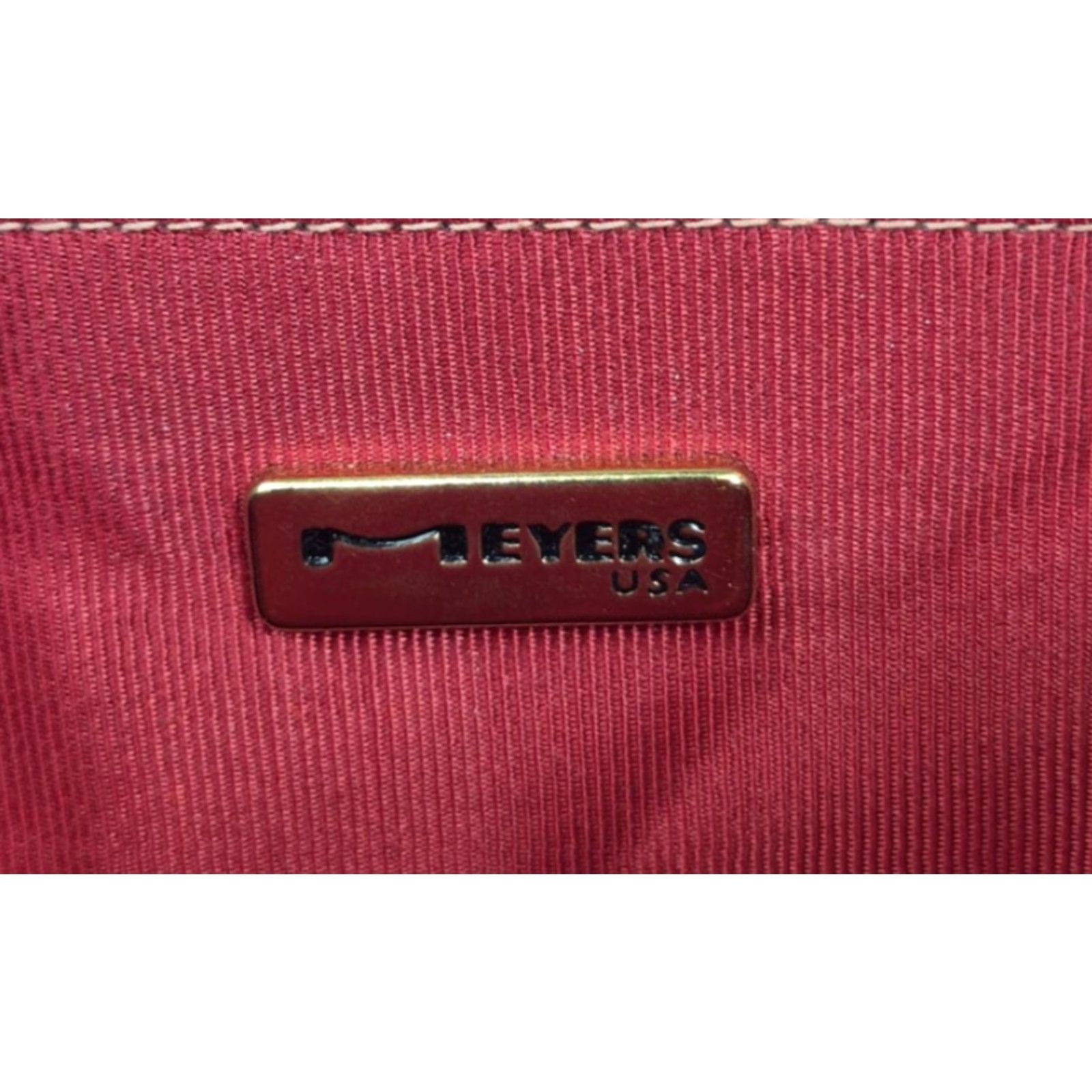 Vintage VINTAGE Meyers USA Womens Shoulder Bag Red SnakeSkin Leather Envelope Purse 80s Shoulder Bag Womens Medium Red Animal Print 90s Mens? Size ONE SIZE - 4 Thumbnail