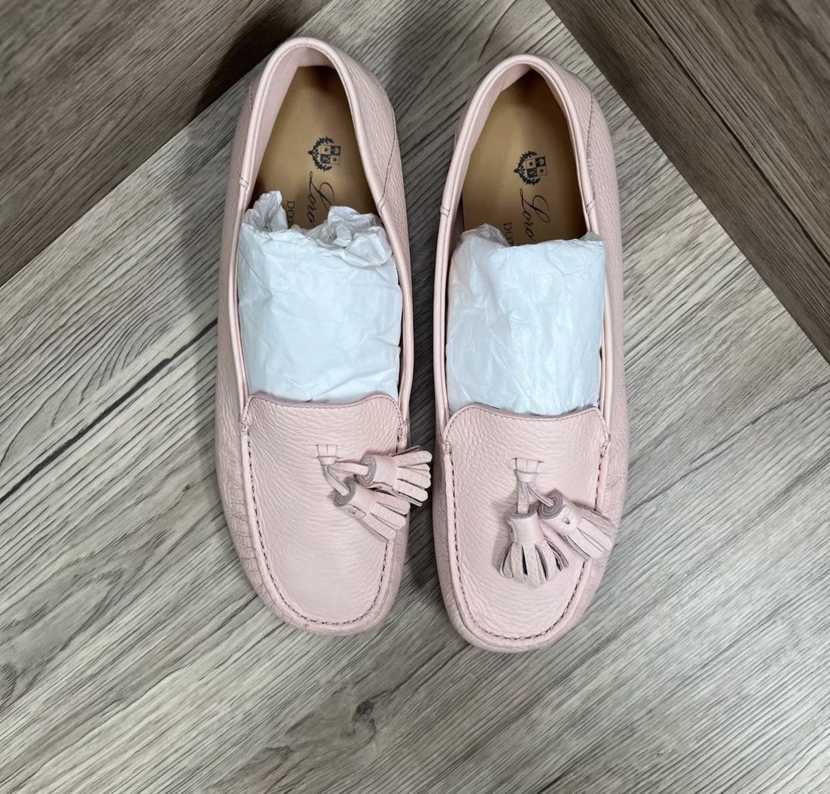 Loro Piana Loro Piana Dot Sole Pink Tassel Driving Shoes J41 Size US 6.5 / IT 36.5 - 2 Thumbnail