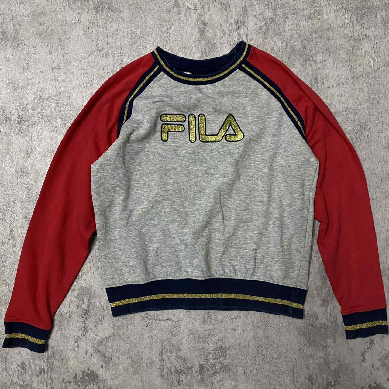 Fila Fila crewneck sweatshirt in red and grey Size US S / EU 44-46 / 1 - 1 Thumbnail