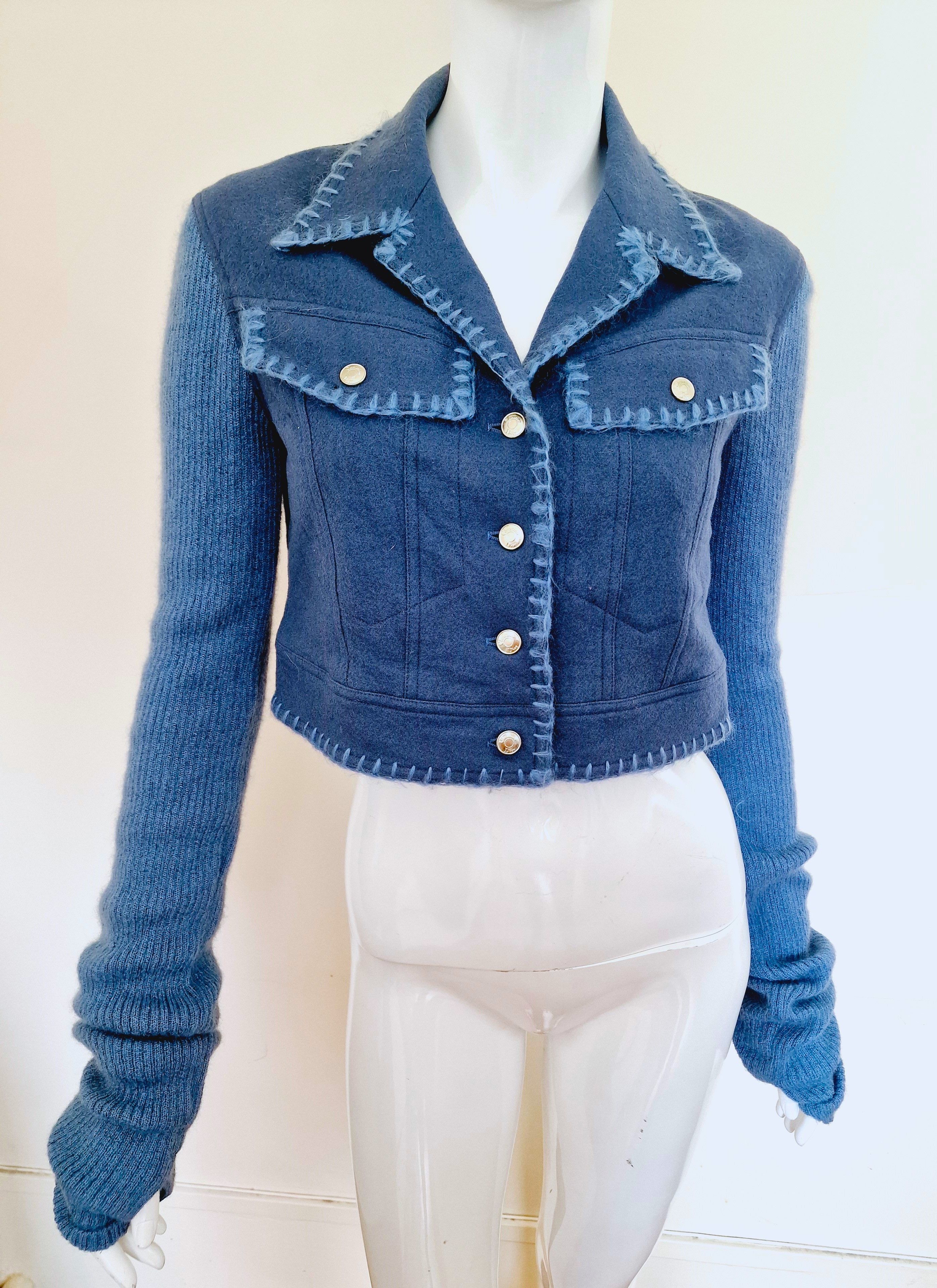 Dior Christian Dior John Galliano Horsebit F/W 2000 Saddle Jacket Size M / US 6-8 / IT 42-44 - 4 Thumbnail