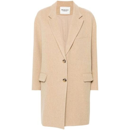 Isabel Marant Etoile ISABEL MARANT ETOILE Women Coats B3D05E MA0087FB 23EC BROWN Size S / US 4 / IT 40 - 1 Thumbnail