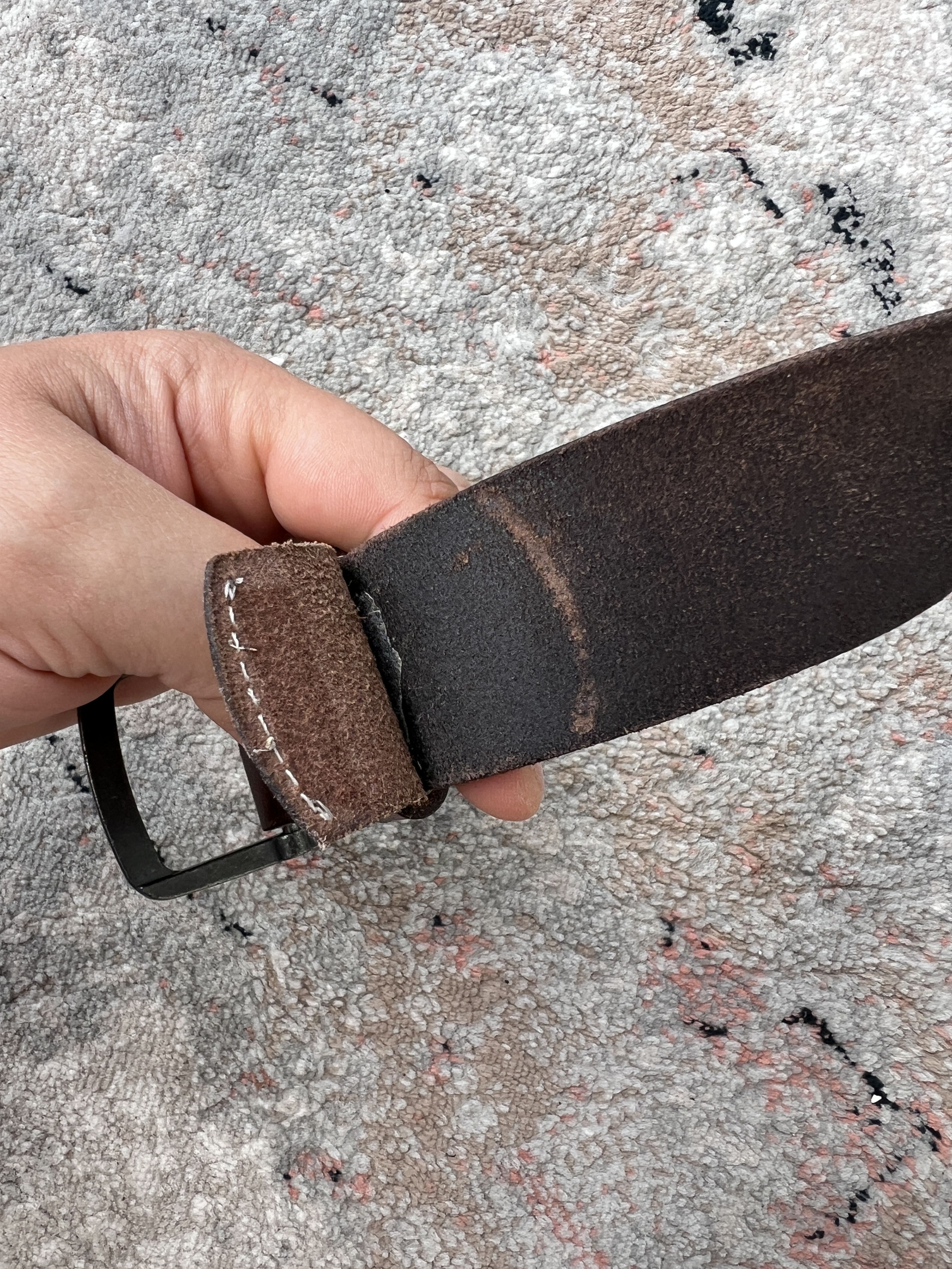 Dickies × Leather Dickies Leather Belt Size ONE SIZE - 5 Thumbnail